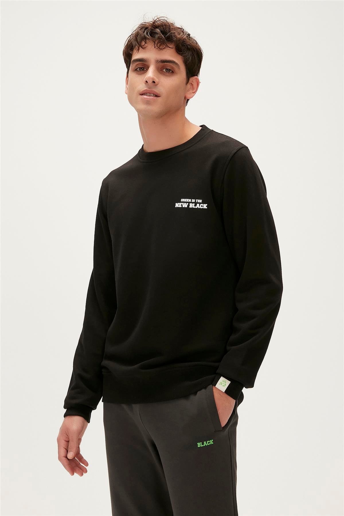 RE-WORLD CREWNECK SİYAH