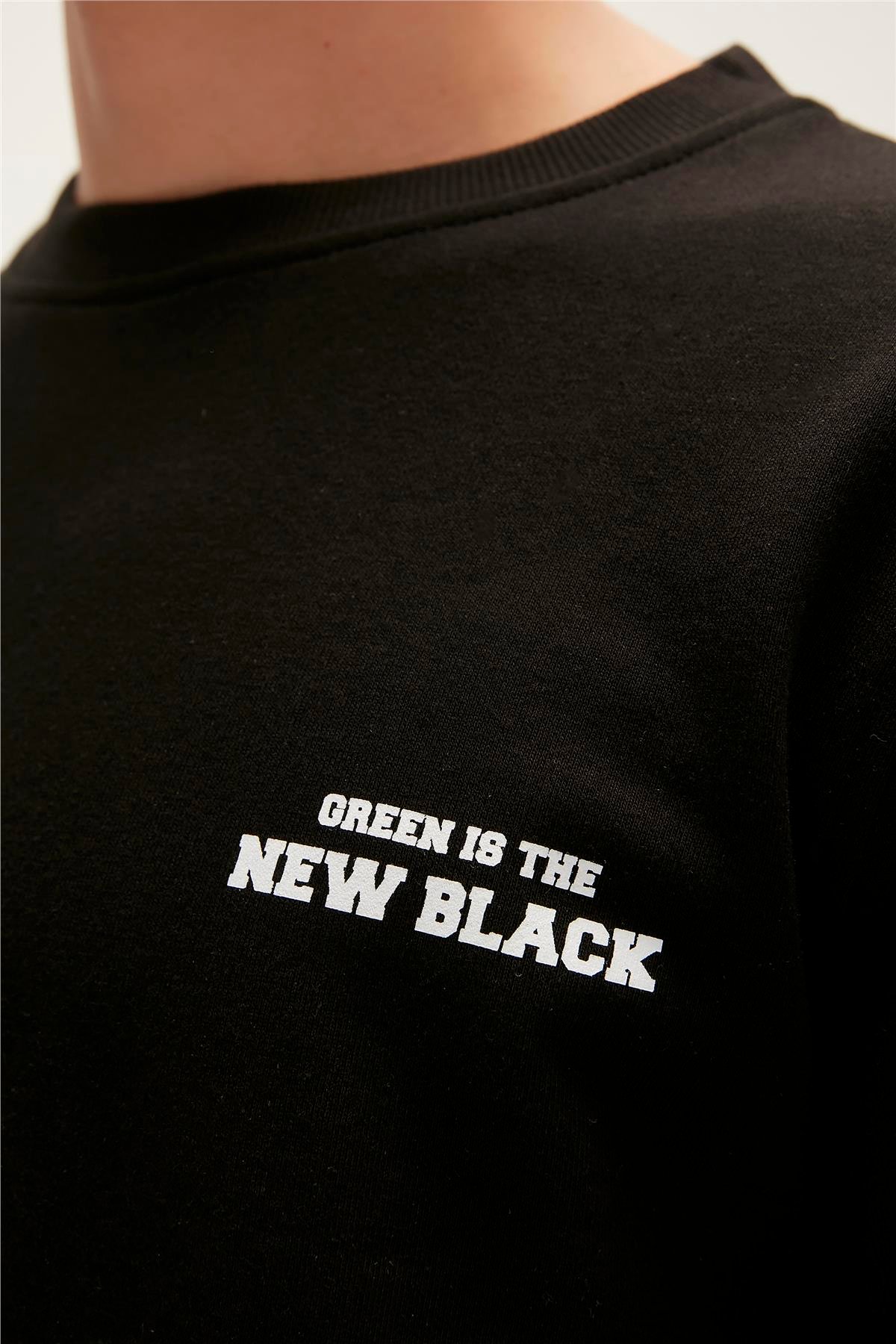 RE-WORLD CREWNECK SİYAH