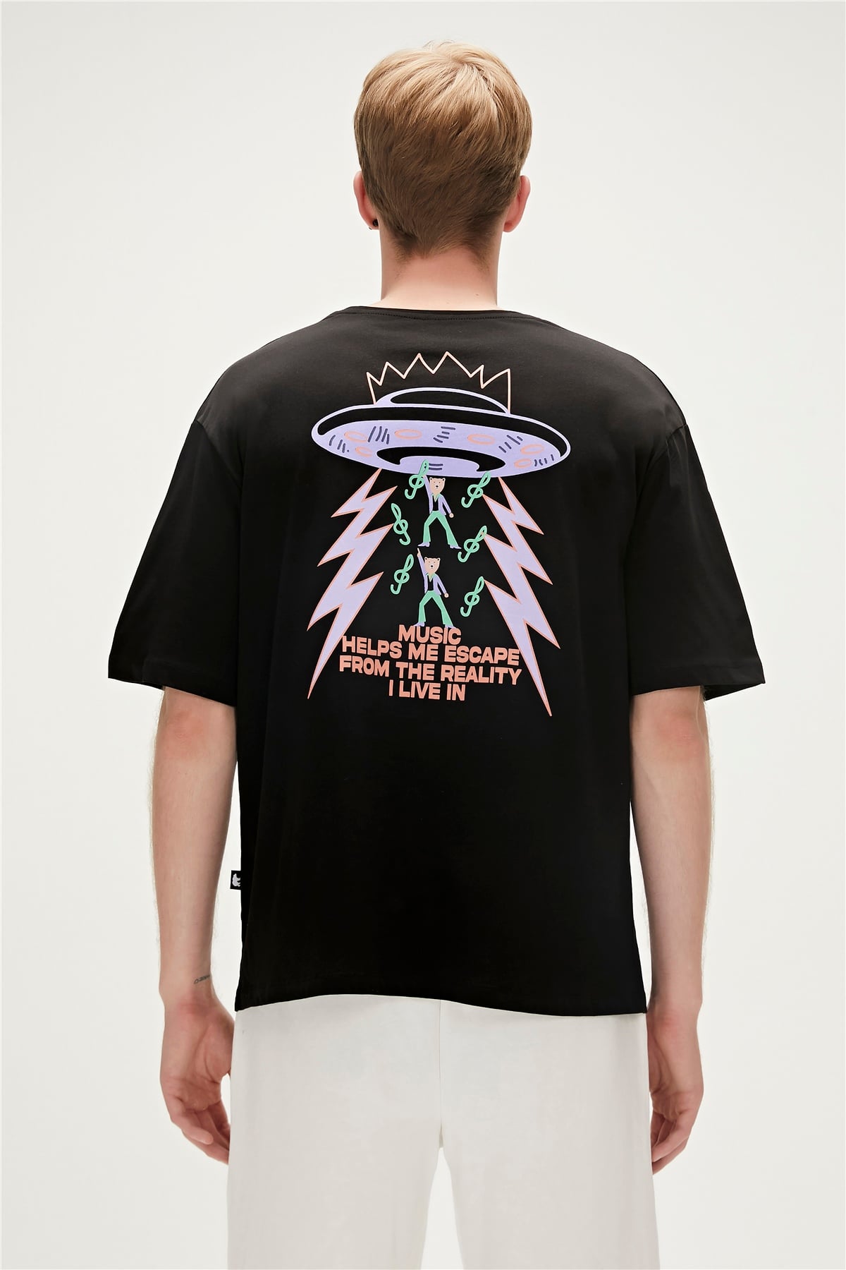 REALITY  T-SHIRT SİYAH