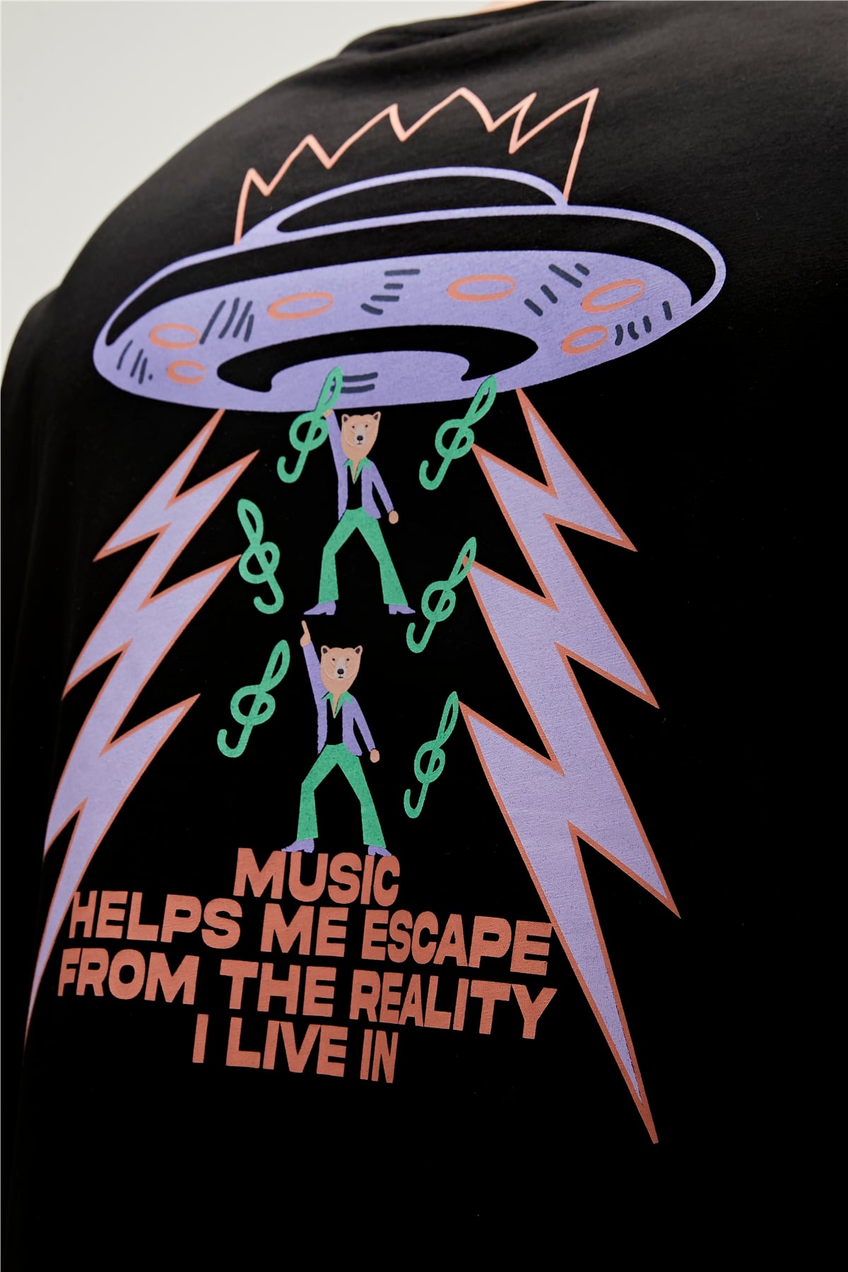 REALITY  T-SHIRT SİYAH