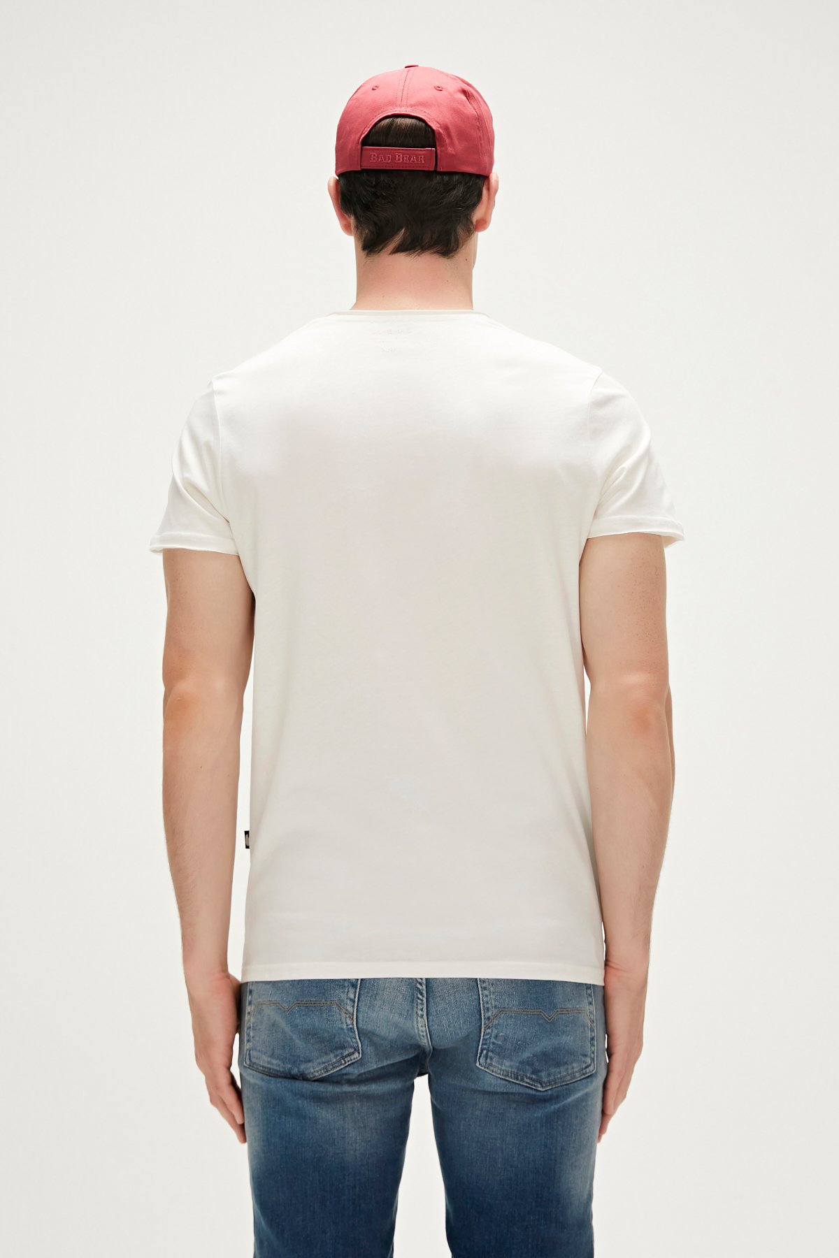 Reckless T-Shirt Off-White Beyaz 3D Baskılı Erkek Tişört