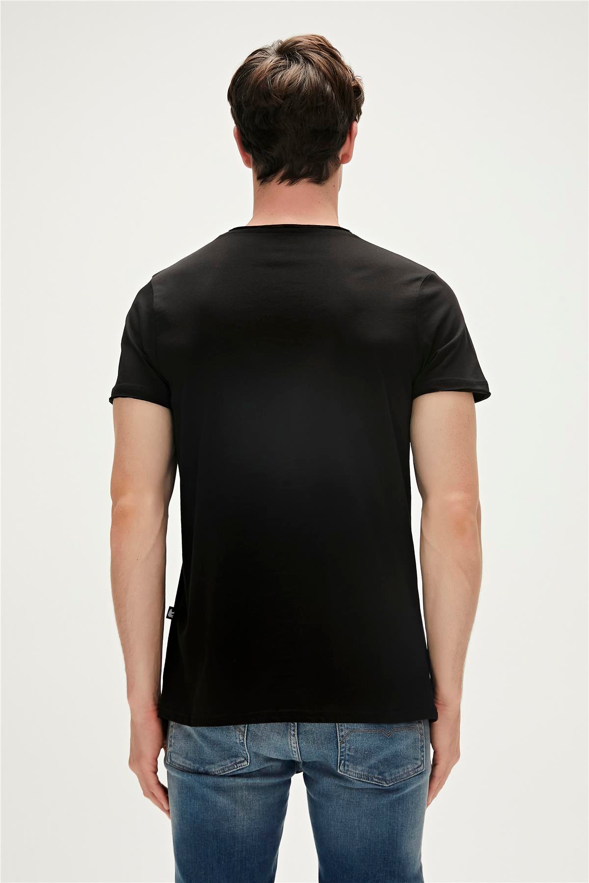 Reckless T-Shirt Siyah 3D Baskılı Erkek Tişört
