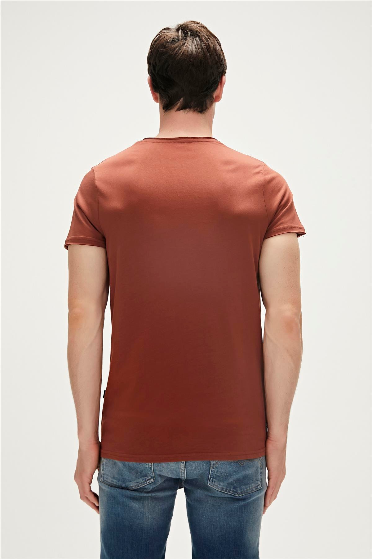 Reckless T-Shirt Woody Kahverengi3D Baskılı Erkek Tişört