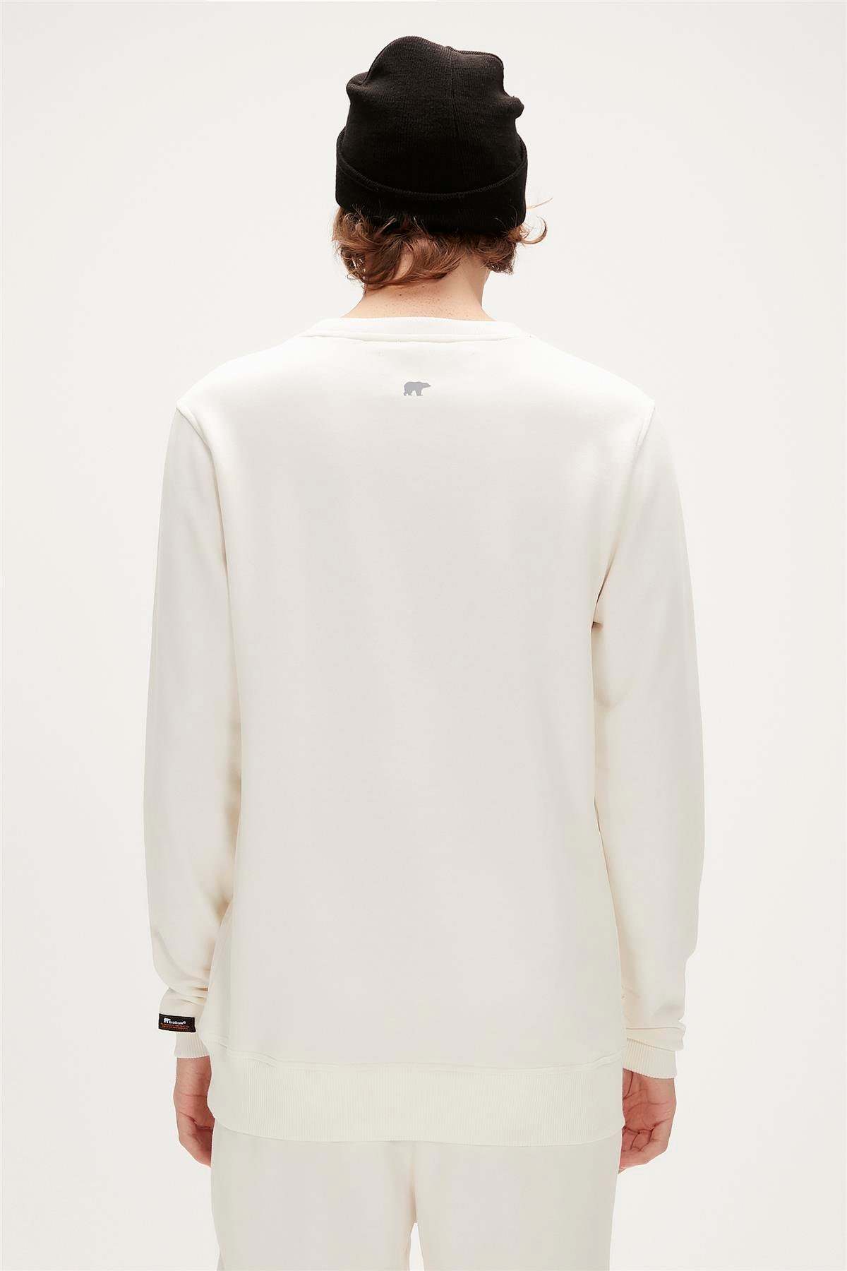 REFLECT CREWNECK ŞEKER BEYAZI