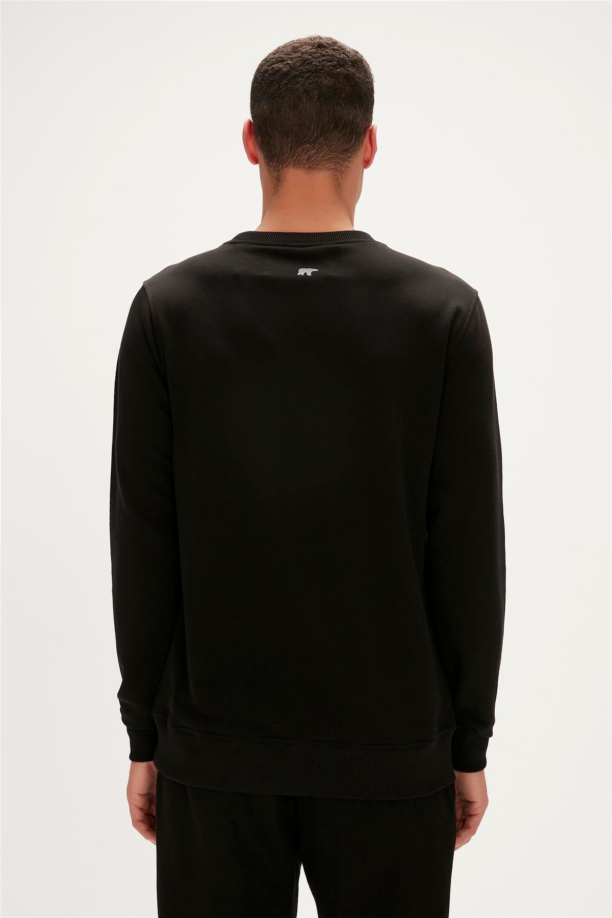 REFLECT CREWNECK SİYAH