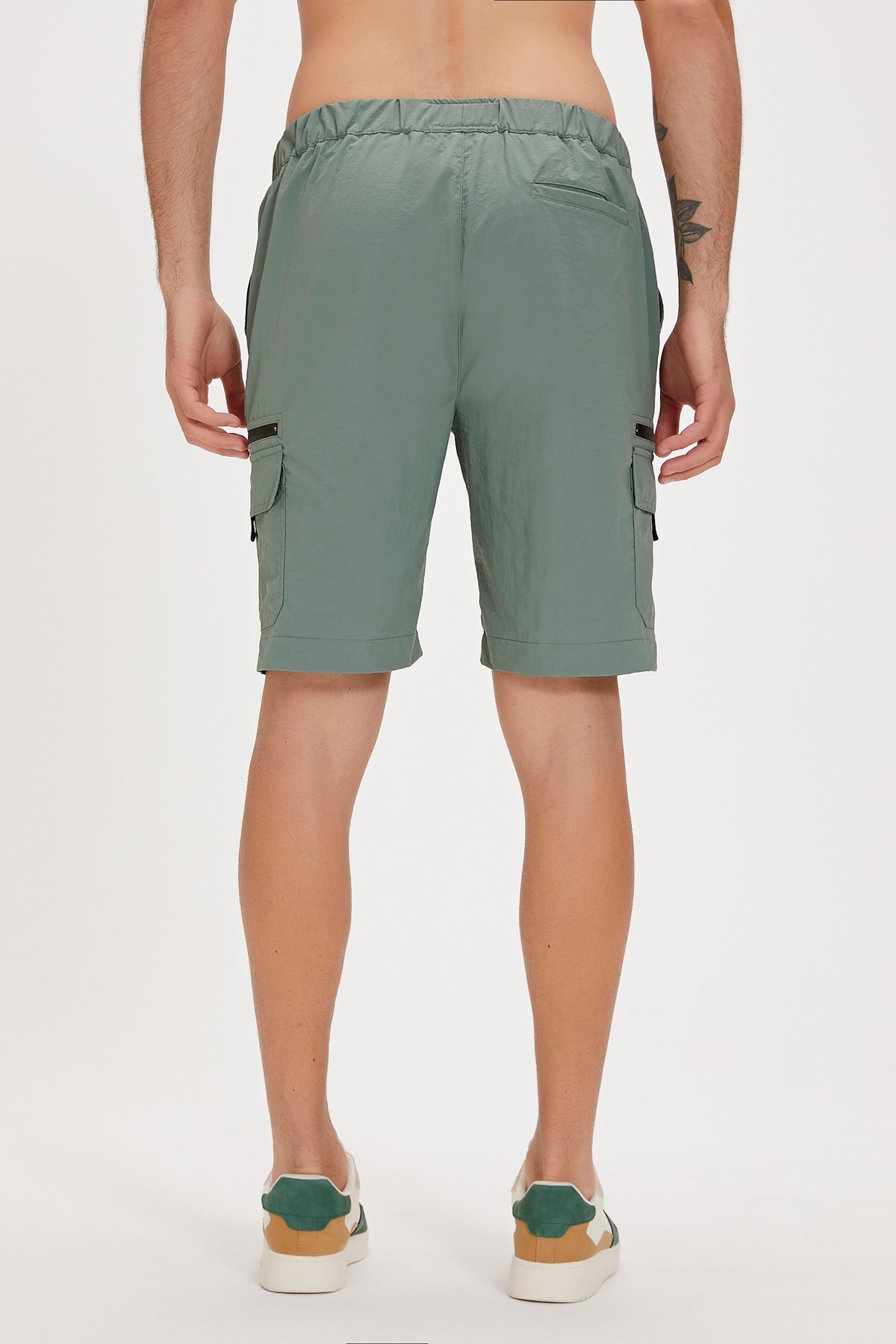 Richard Soluk Yeşil Erkek Kargo Şort