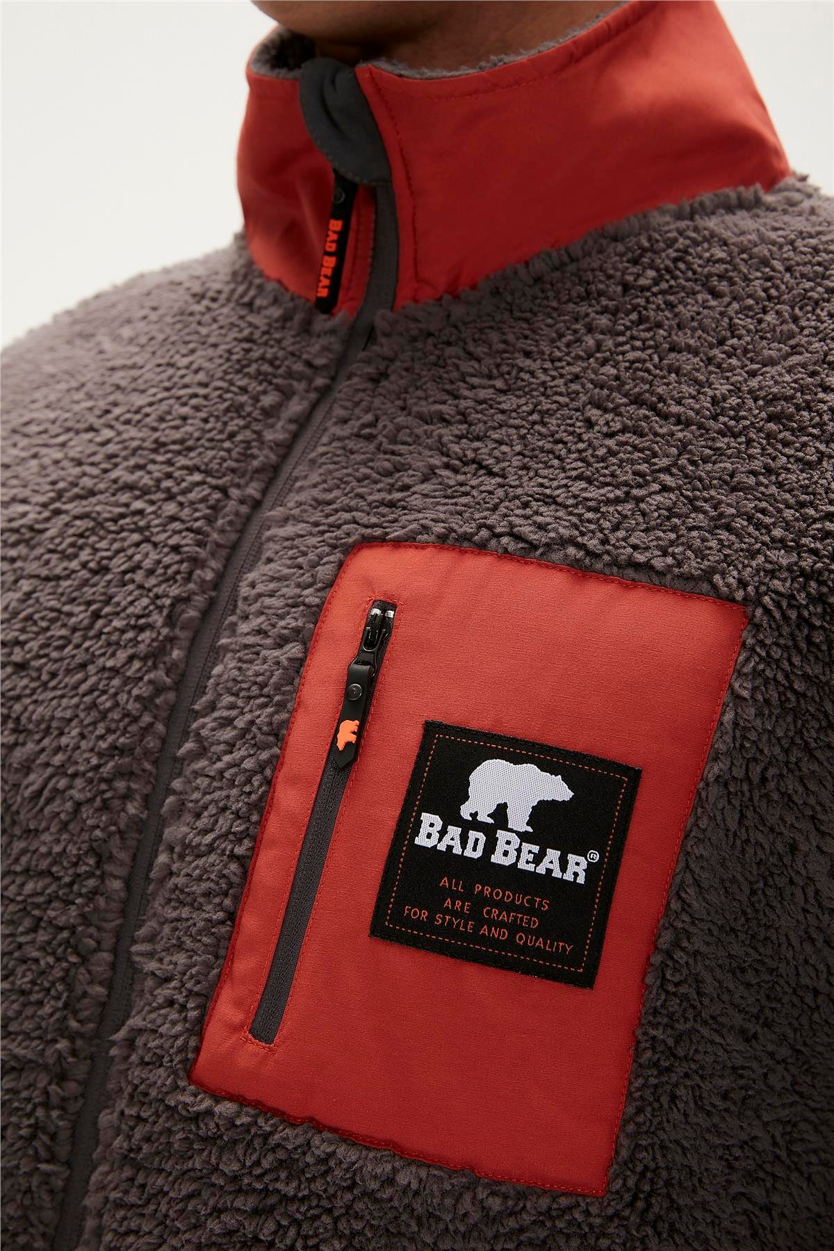 RYAN FULL ZIP PLUSH ANTRASİT