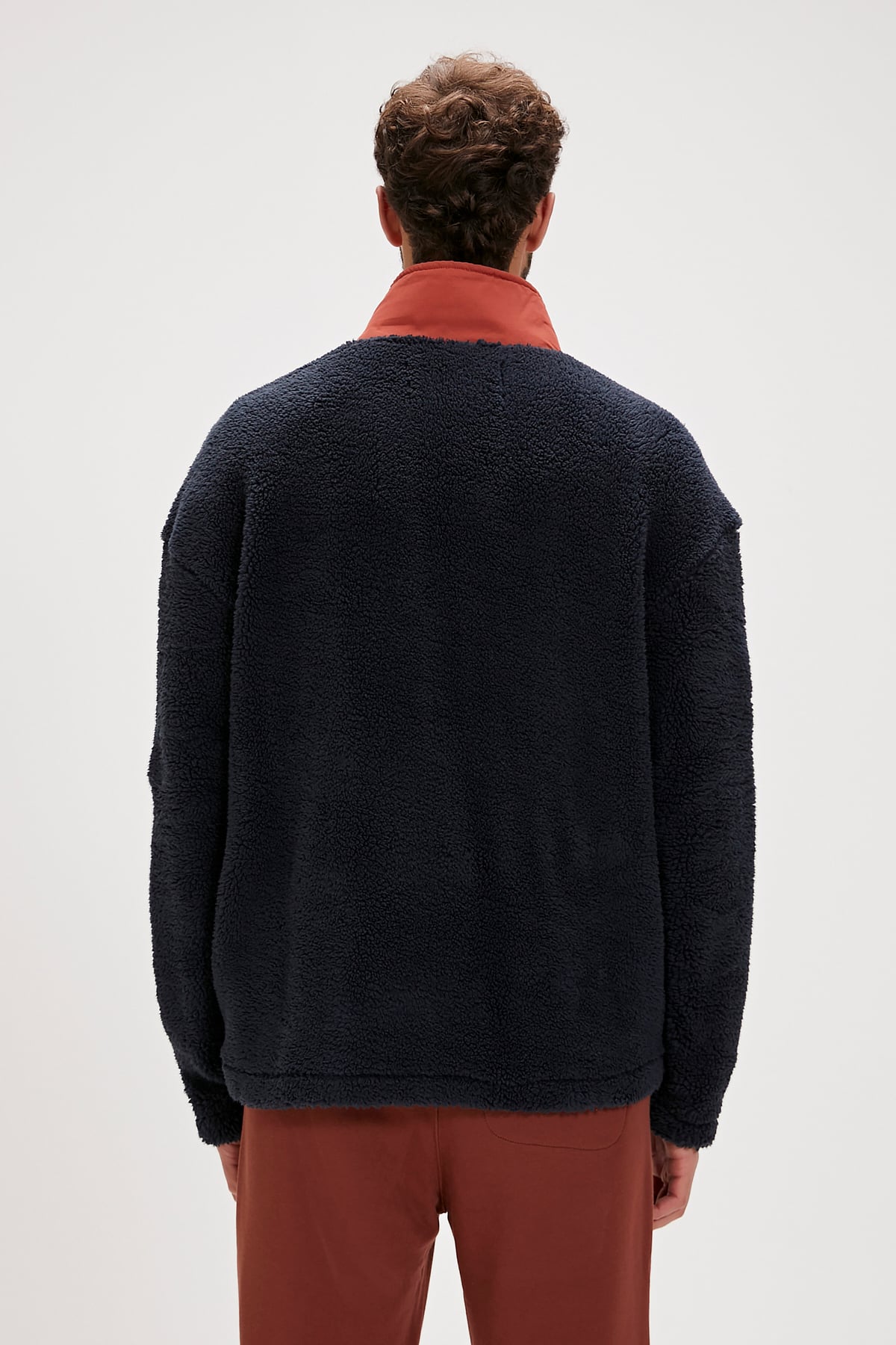 RYAN FULL ZIP PLUSH LACİVERT