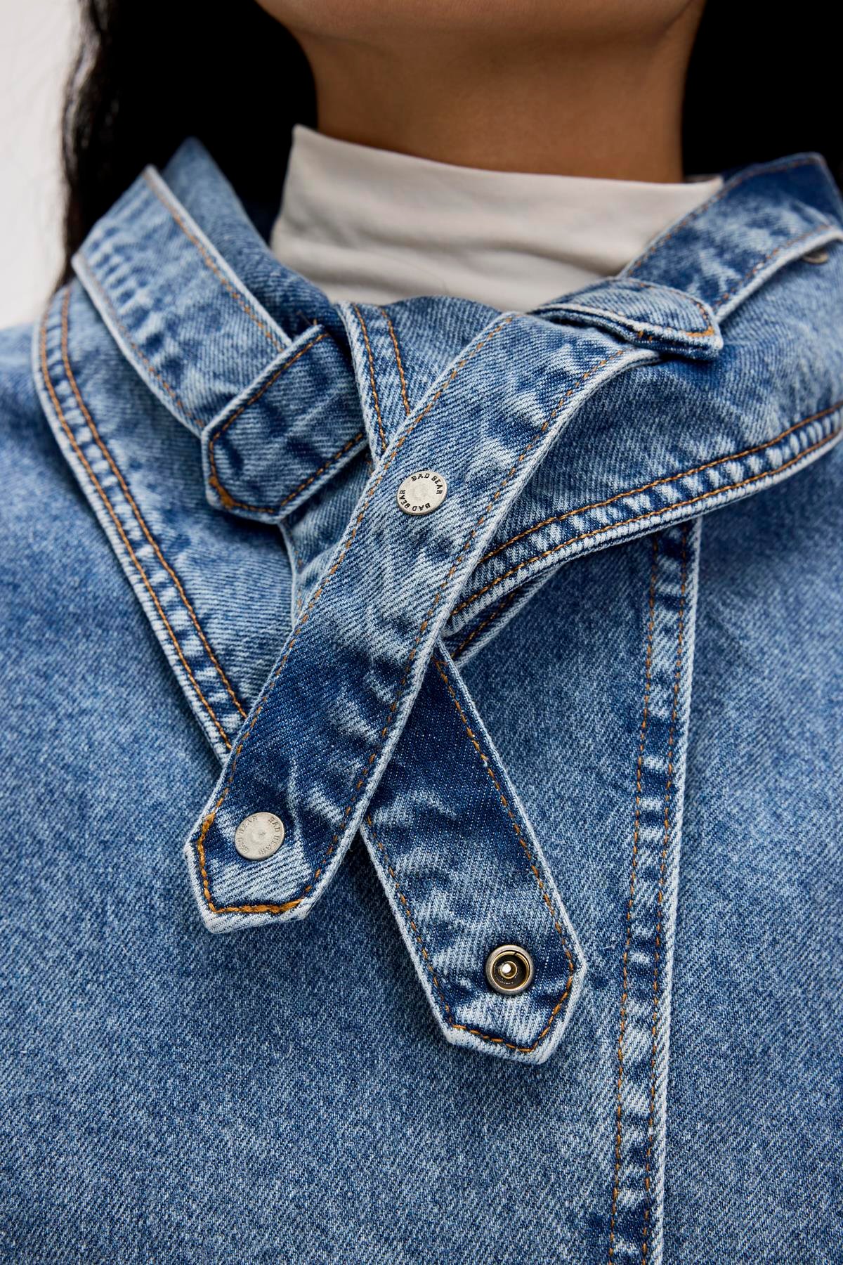 SCARLETT DENIM JACKET MAVİ