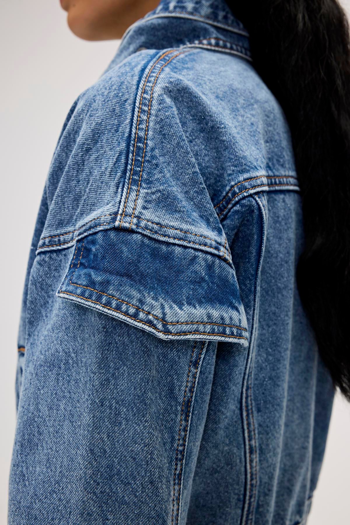 SCARLETT DENIM JACKET MAVİ