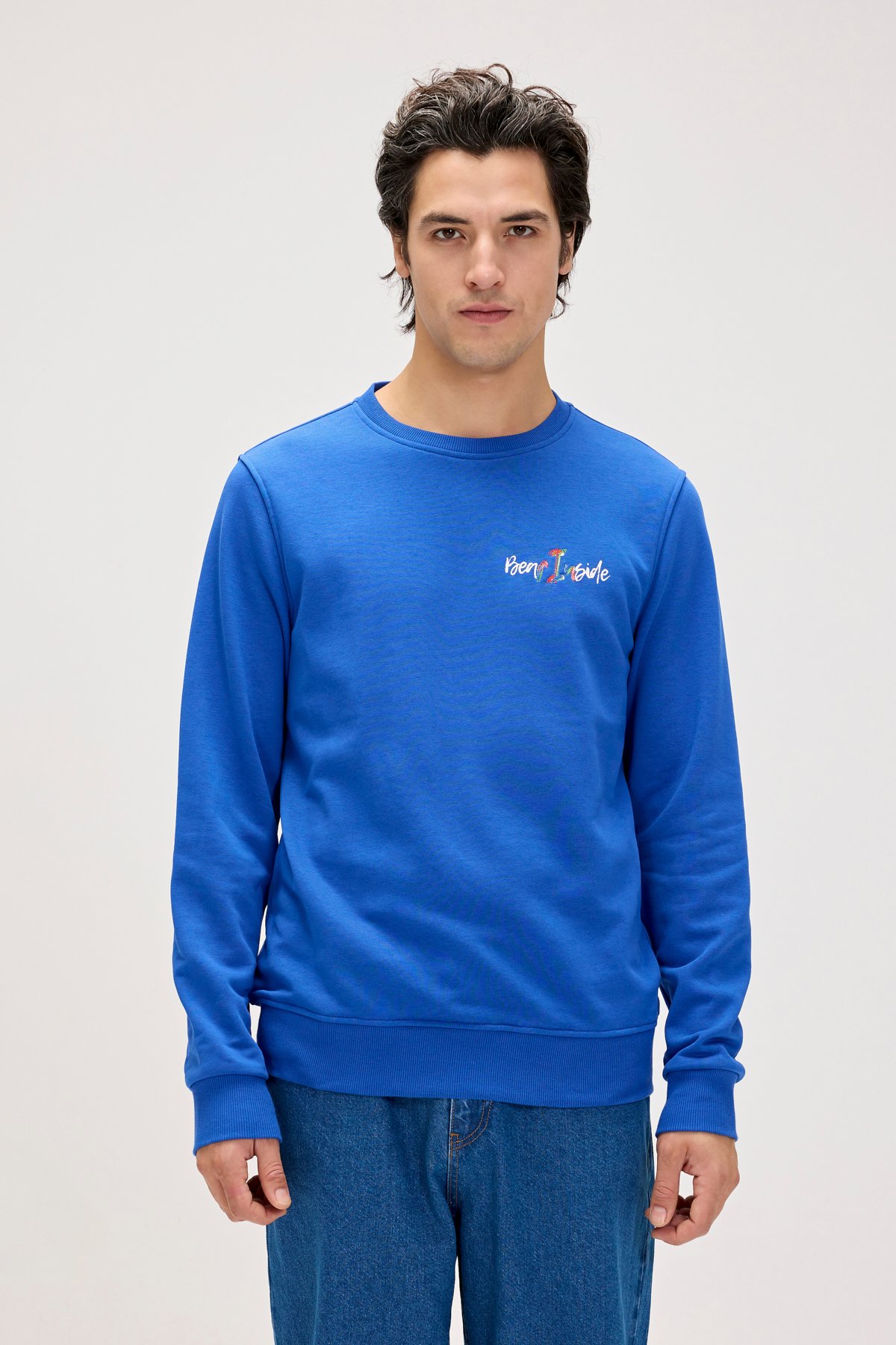 SPLASHY CREWNECK PRINTED CREWNECK GENTI  ERKEK SWEATSHIRT SPLASHY CREWNECKSPLASHY CREWNECK
