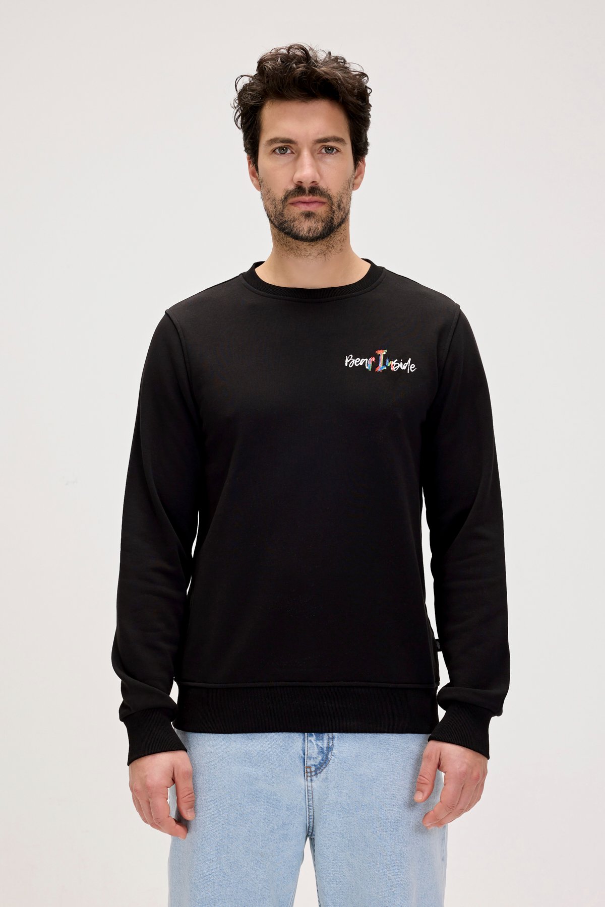 SPLASHY CREWNECK PRINTED CREWNECK NIGHT  ERKEK SWEATSHIRT SPLASHY CREWNECKSPLASHY CREWNECK