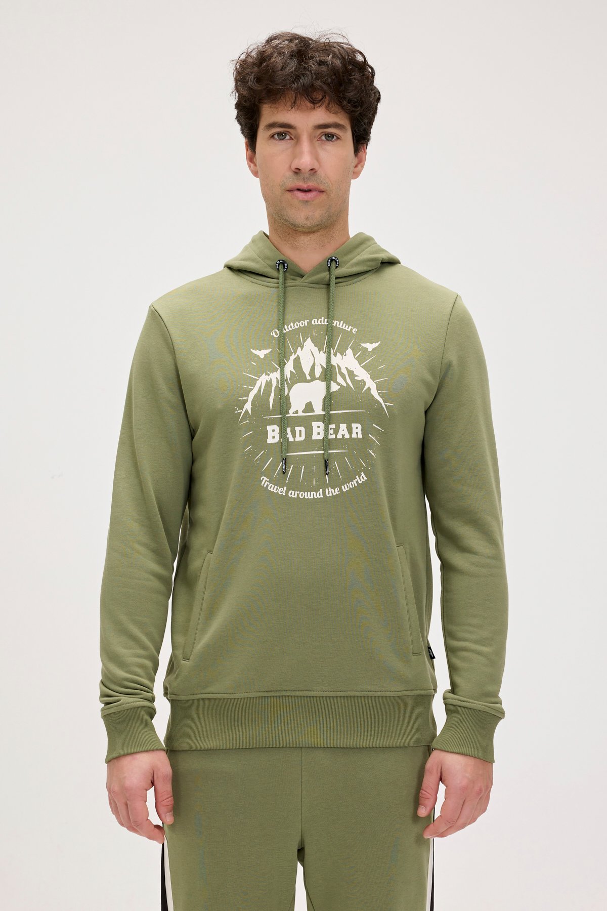STEVE HOODIE PRINTED HOODIE THYME  ERKEK SWEATSHIRT STEVE HOODIESTEVE HOODIE