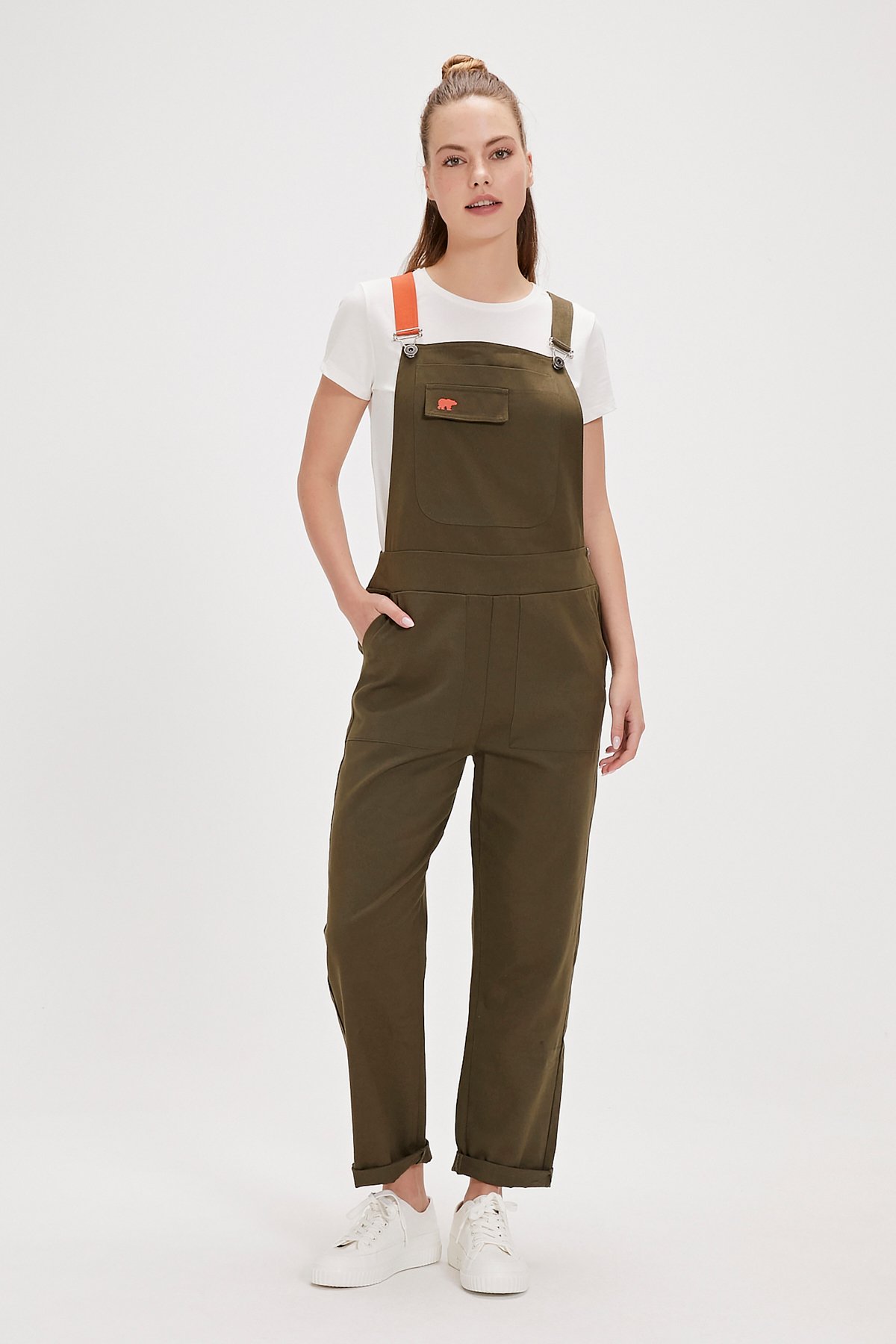 Taya Khaki Women's Jump Suit