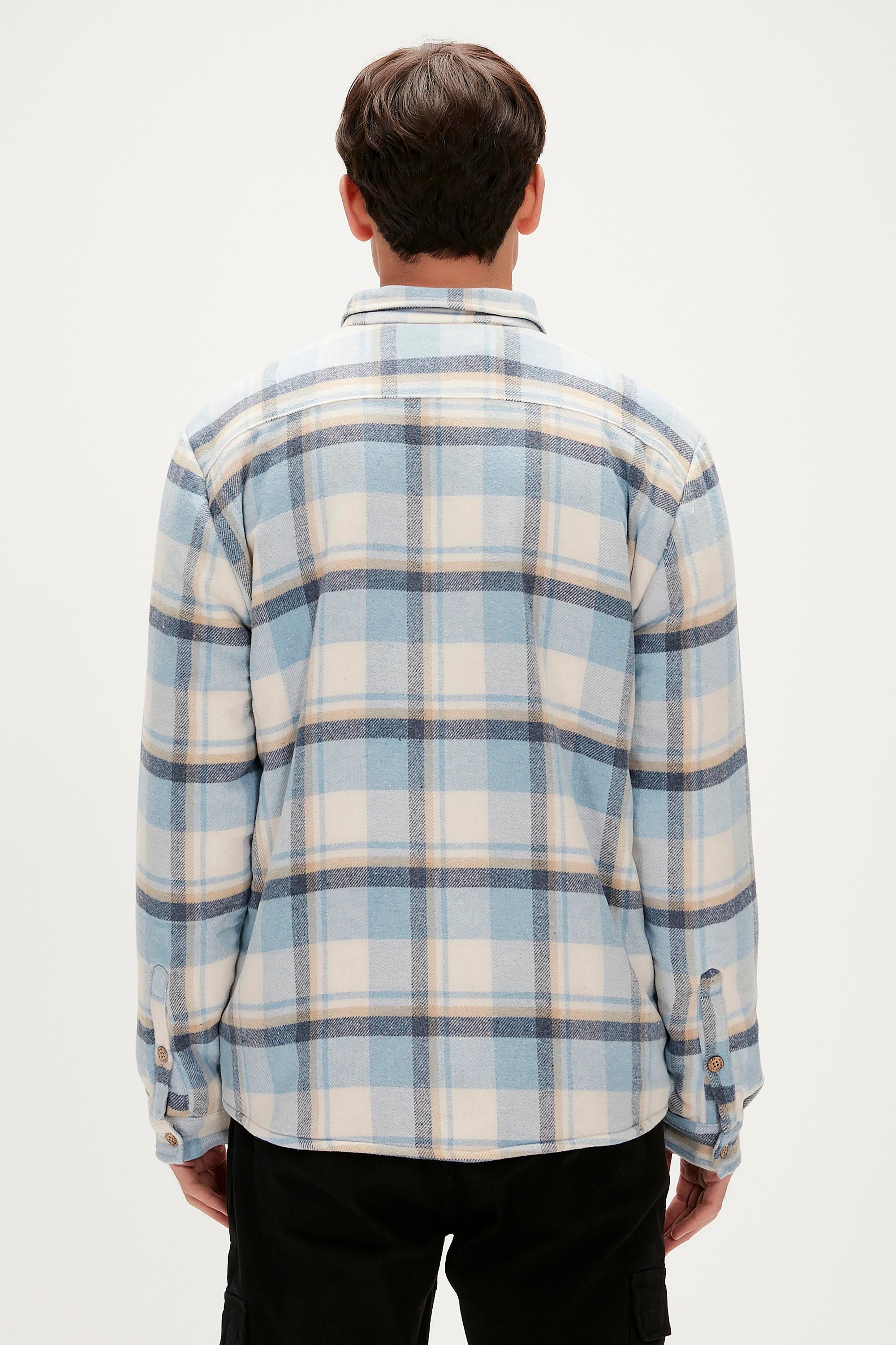 Thomas Blue Men's Flannel Overshirt