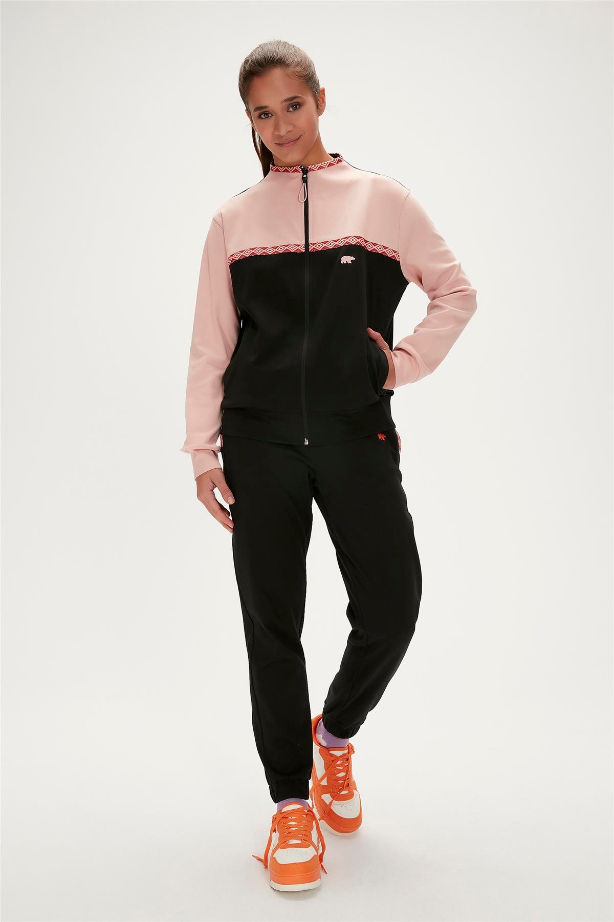 TINA FULL ZIP SİYAH