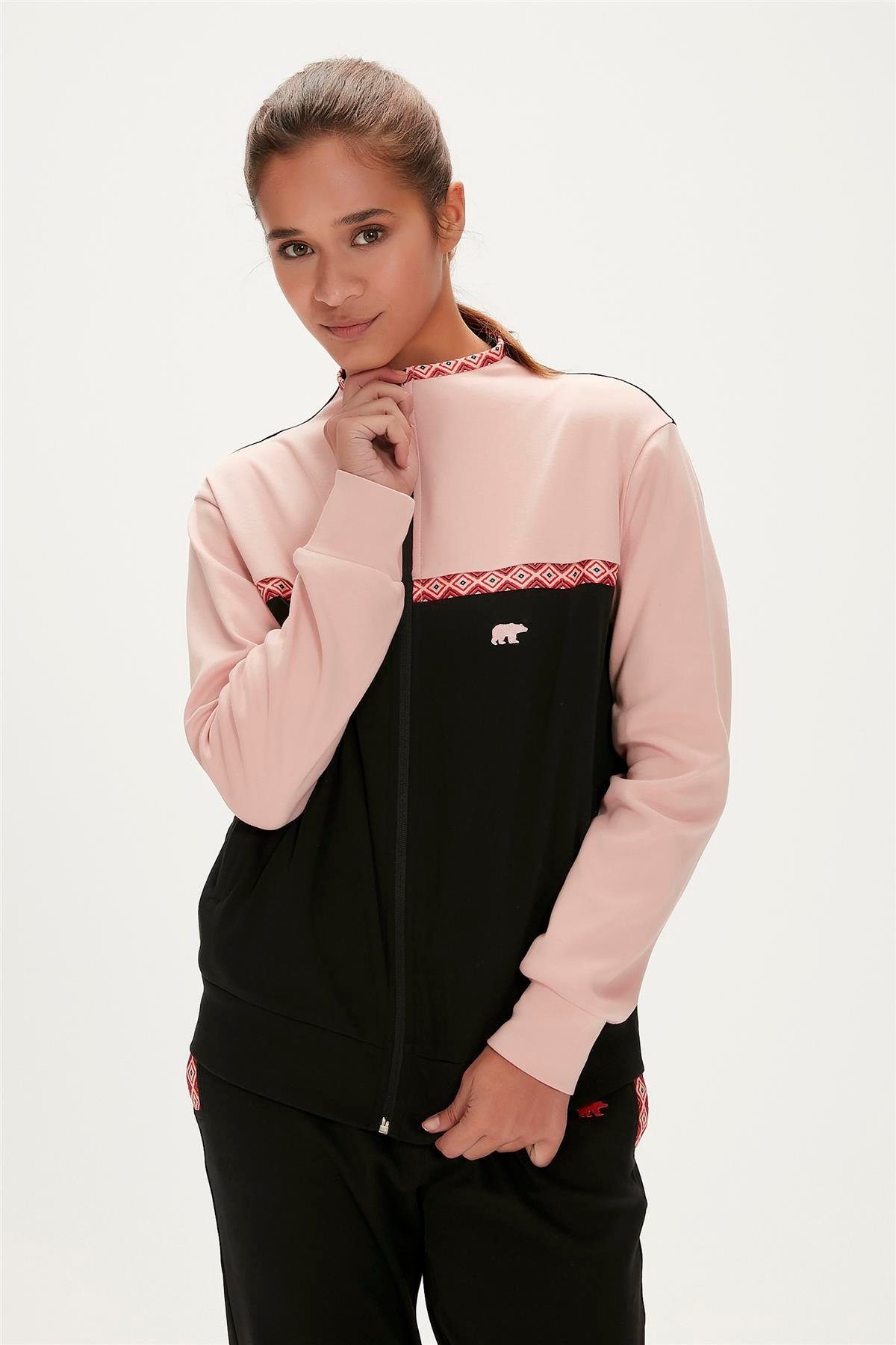 TINA FULL ZIP SİYAH