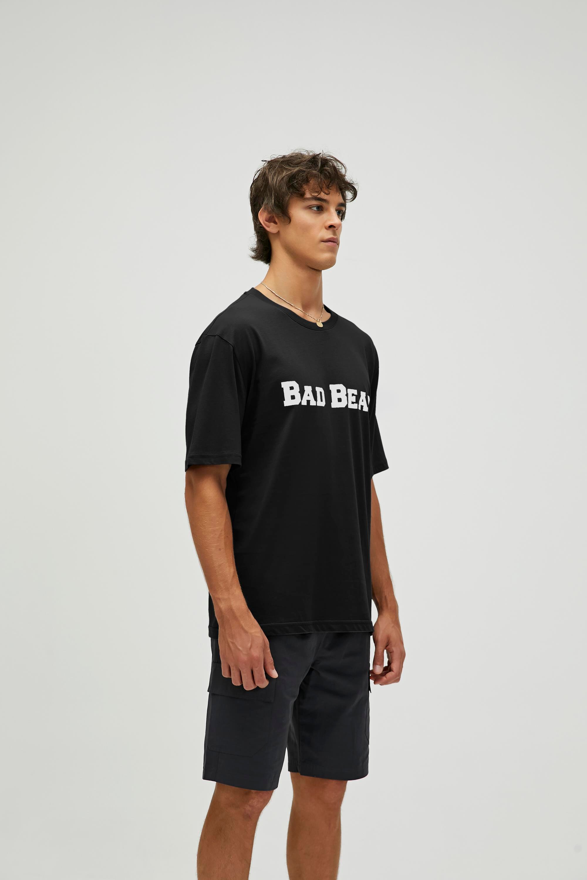 Title Oversize Black Basic Men's T-Shirt