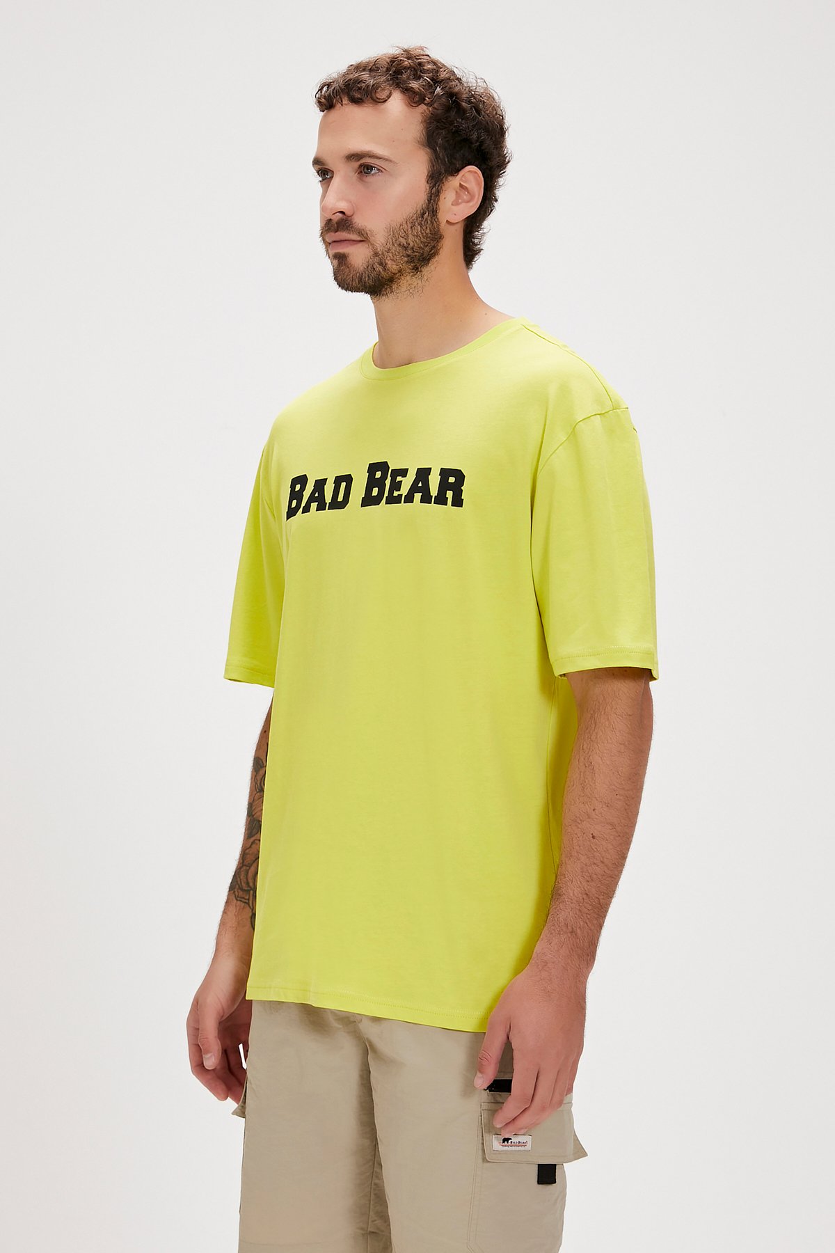 Title Yeşil Logo Baskılı Basic Erkek Tişört