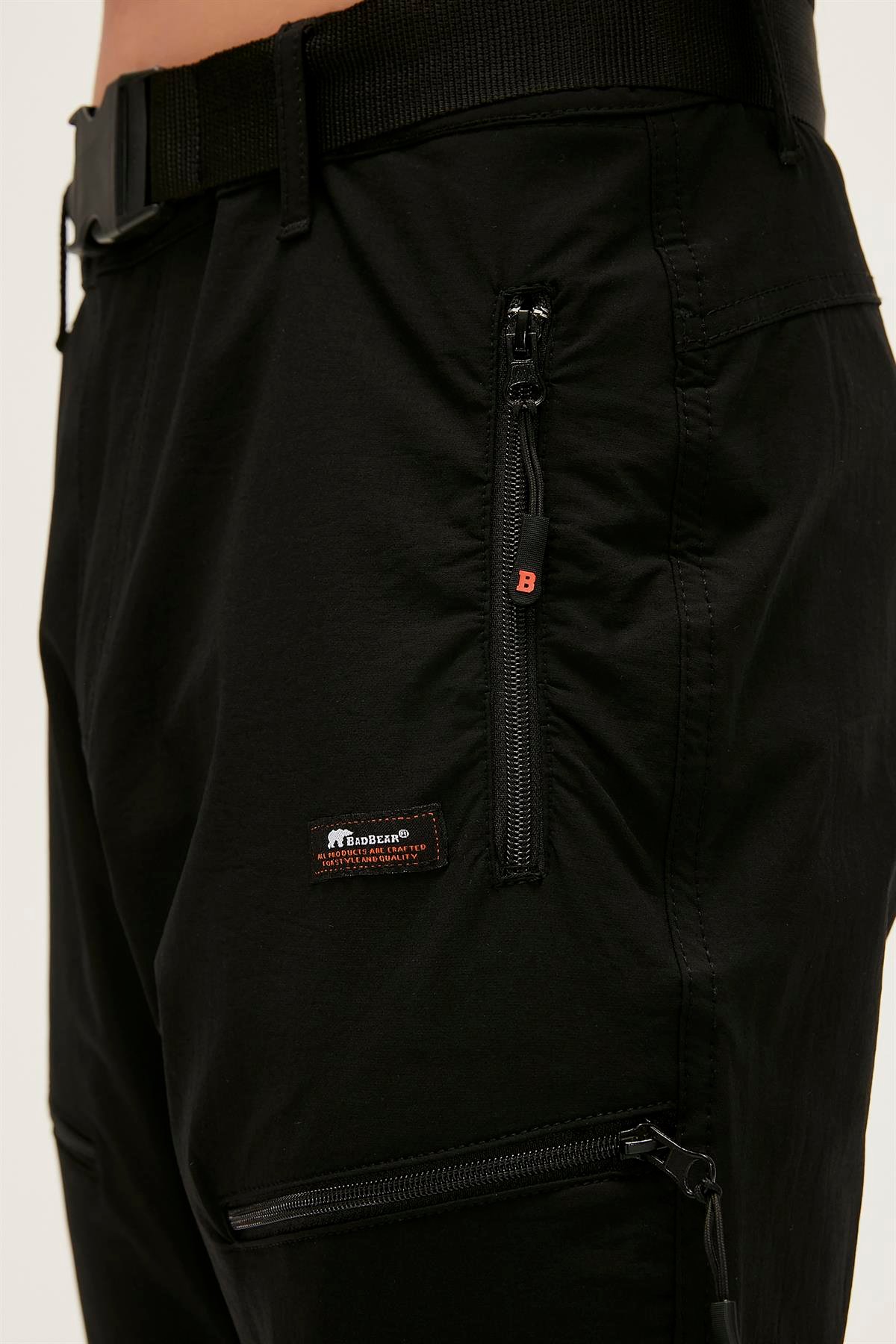 Transform Pants Siyah Multi Fonksiyonel Erkek Eşofman Altı ve Şort