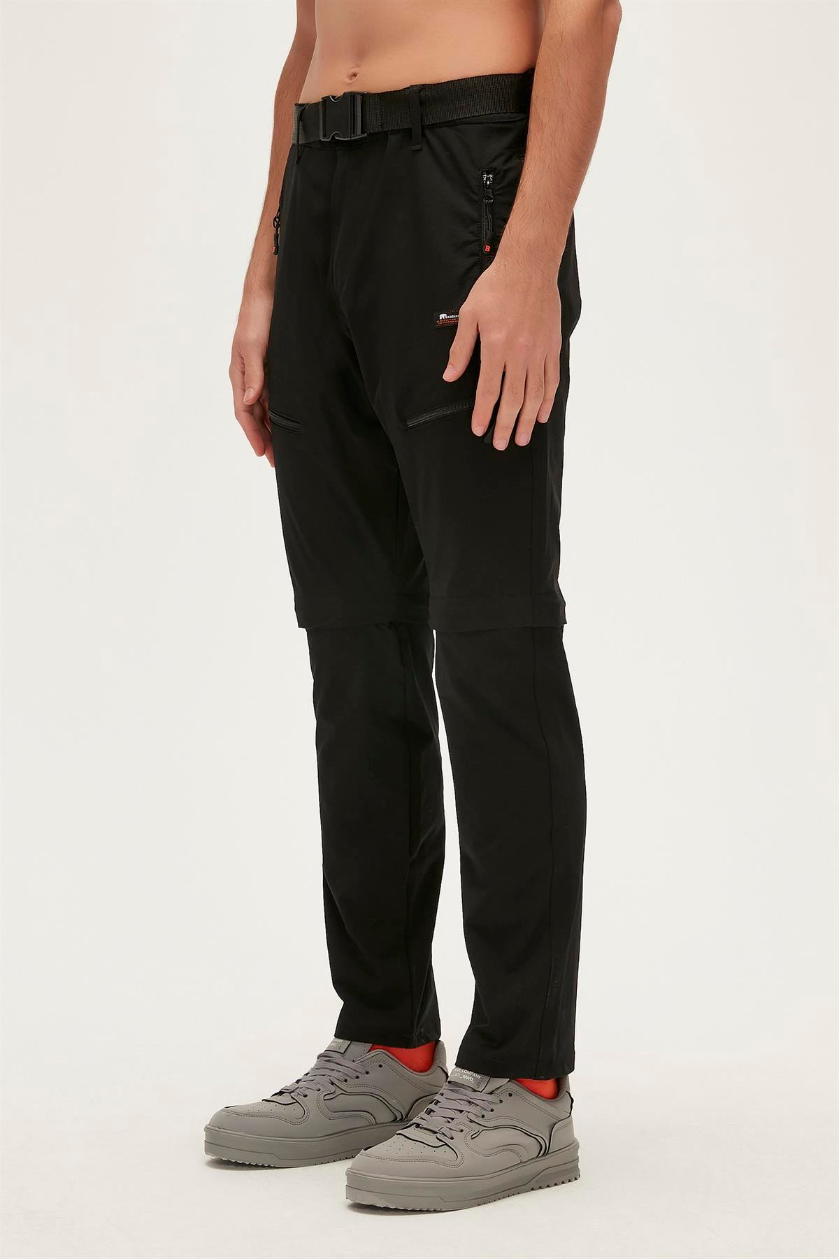 Transform Pants Siyah Multi Fonksiyonel Erkek Eşofman Altı ve Şort
