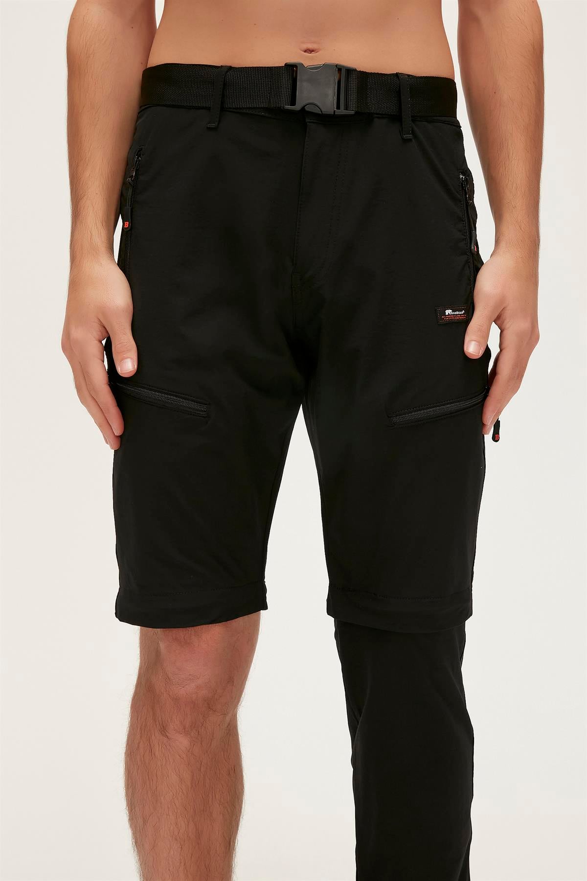 Transform Pants Siyah Multi Fonksiyonel Erkek Eşofman Altı ve Şort