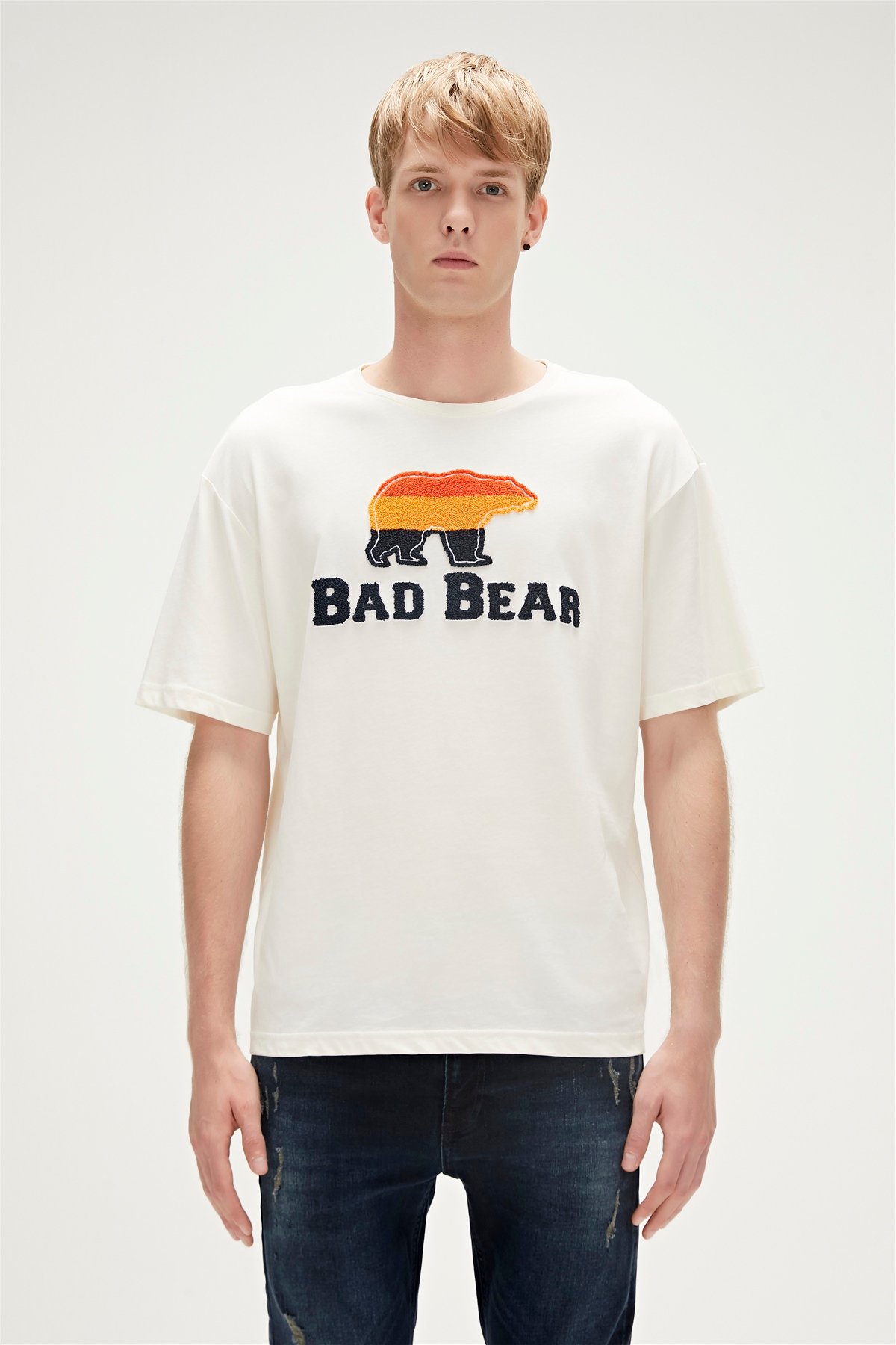 TRIPART T-SHIRT BEYAZ