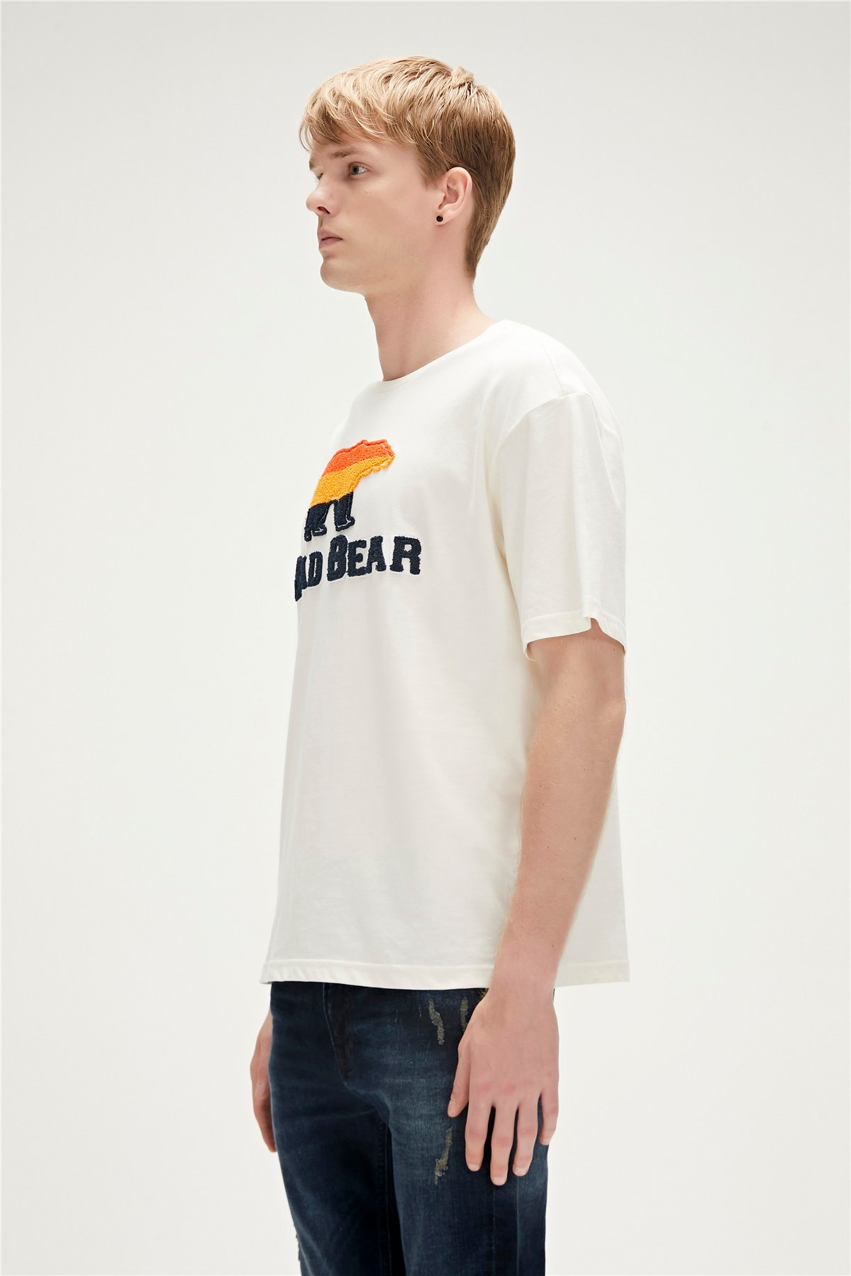 TRIPART T-SHIRT BEYAZ