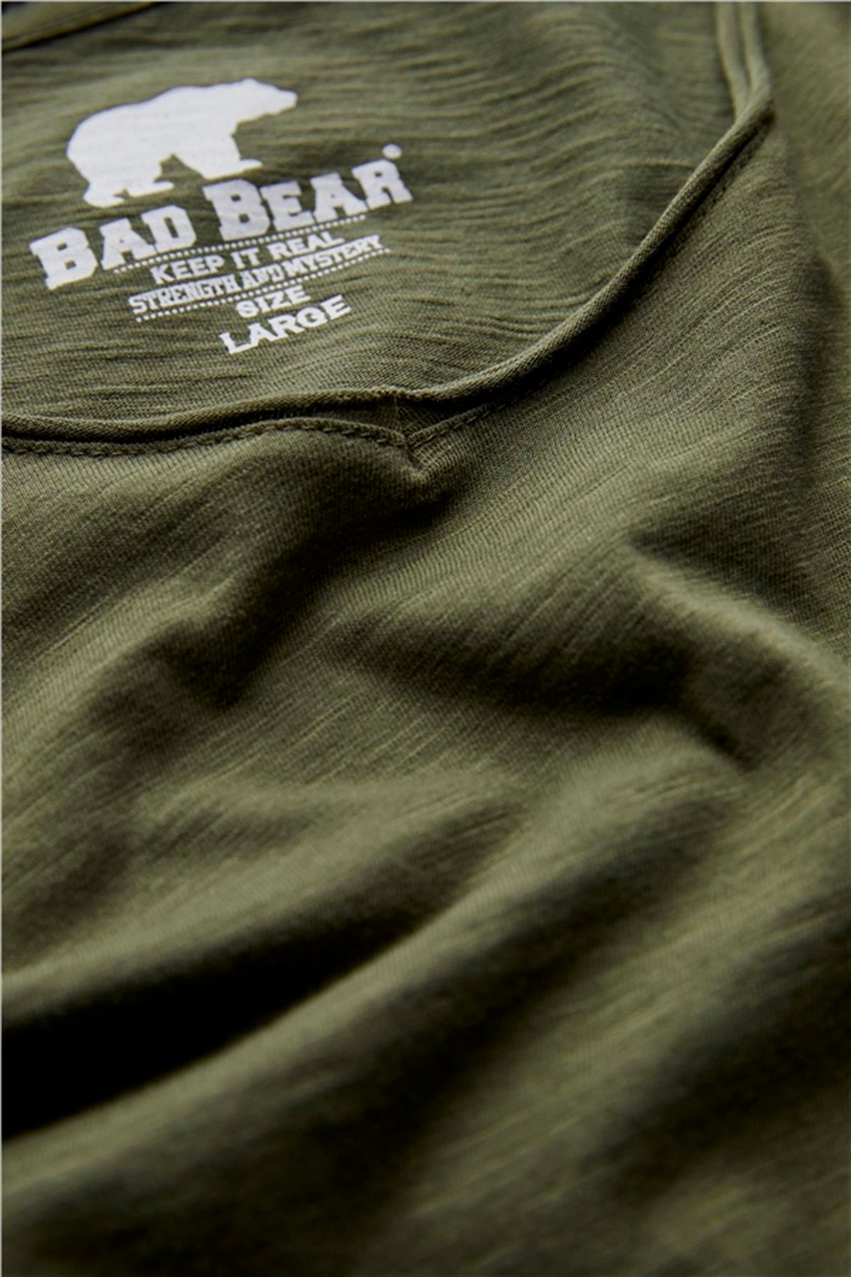 V-NECK T-SHIRT HAKİ