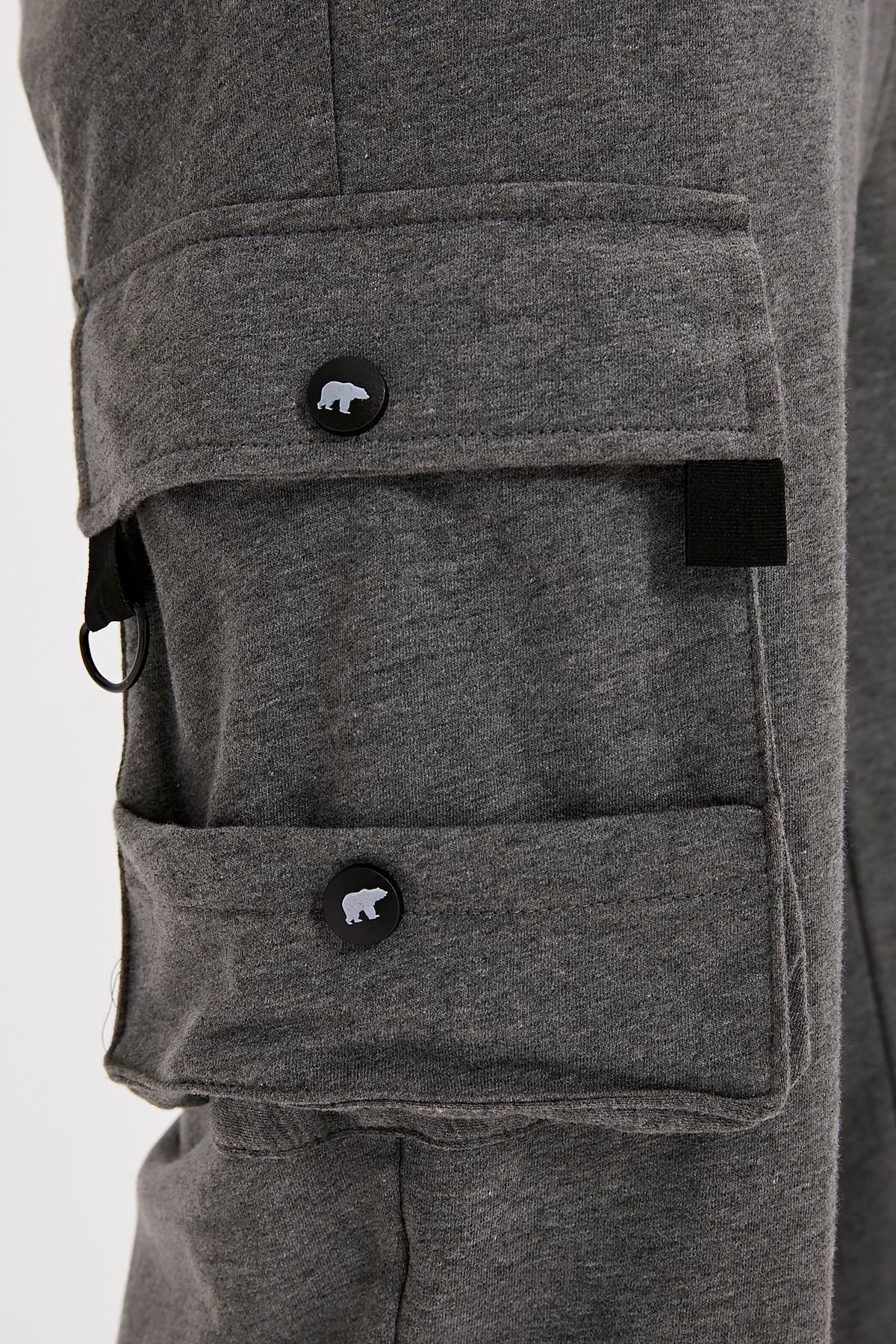 Valencia Pants Koyu Gri Kargo Cep Erkek Eşofman Altı