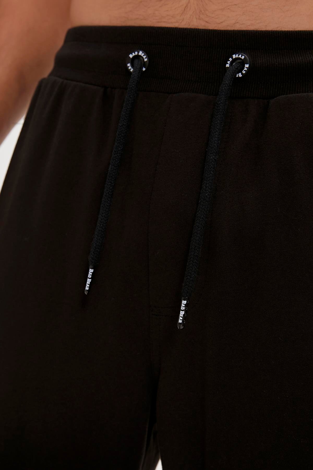 Valencia Pants Siyah Kargo Cep Erkek Eşofman Altı