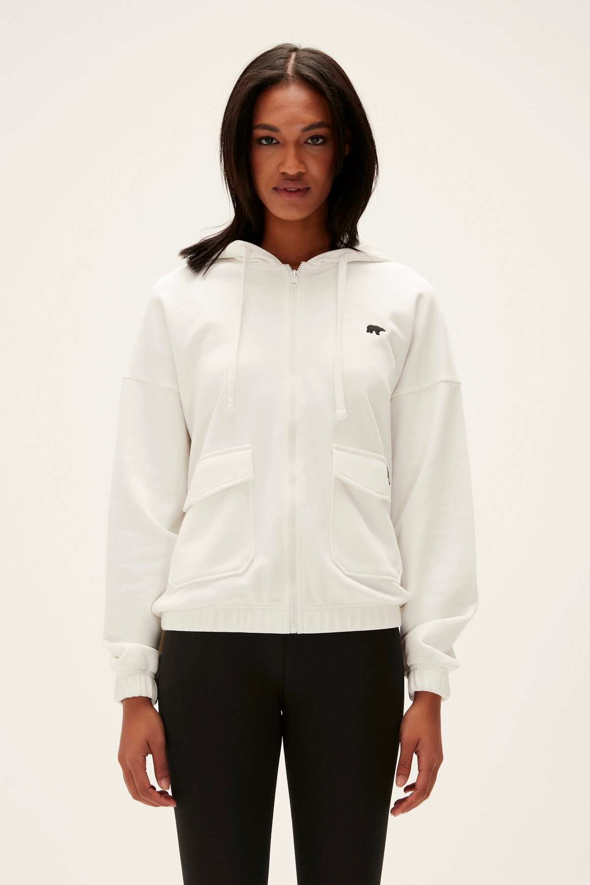 VALENTINA FULL ZIP OFF-WHITE