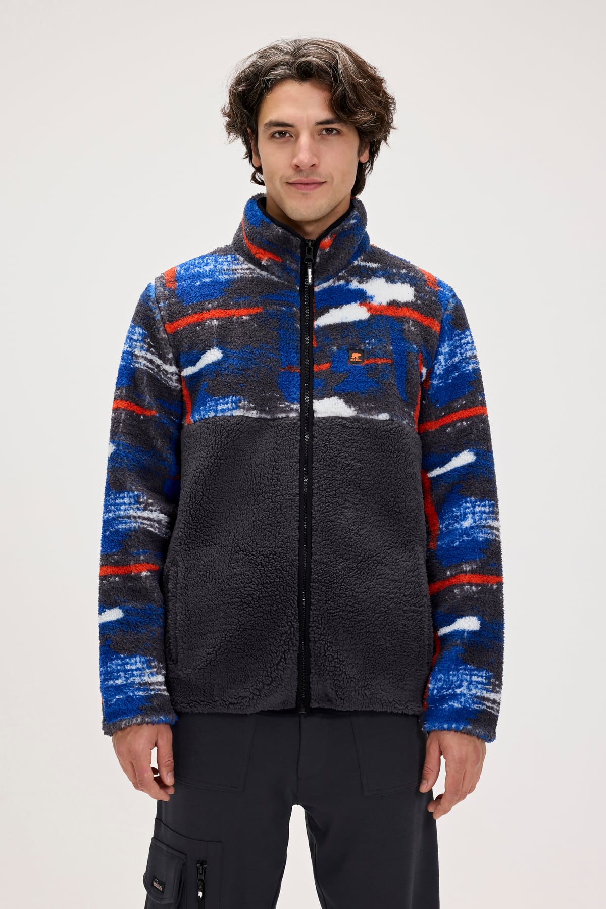 VERNON FULL ZIP PLUSH PLUSH ASPHALT  ERKEK OUTERWEAR VERNON FULL ZIP PLUSHVERNON FULL ZIP PLUSH