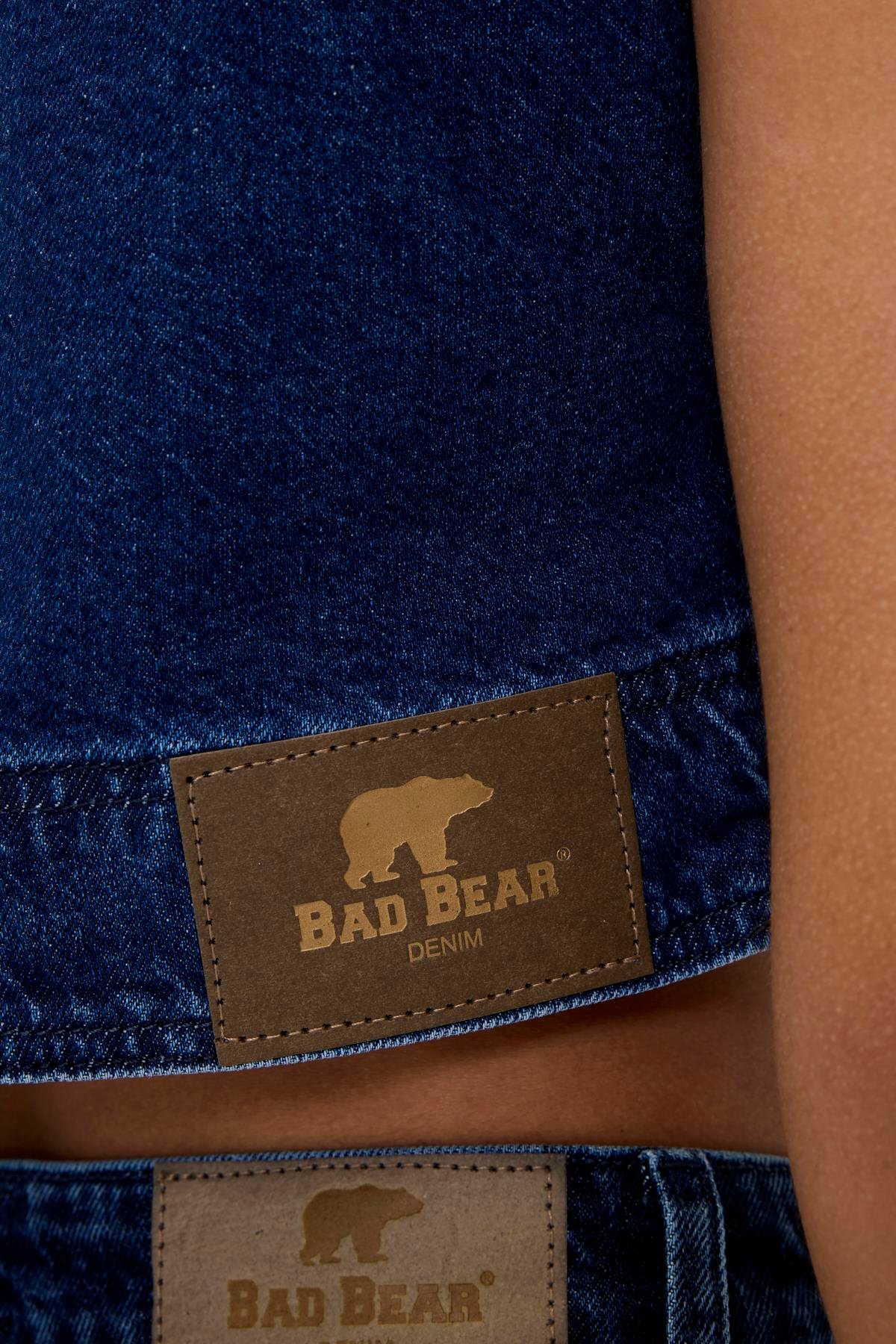 VERONICA DENIM TOP İNDİGO