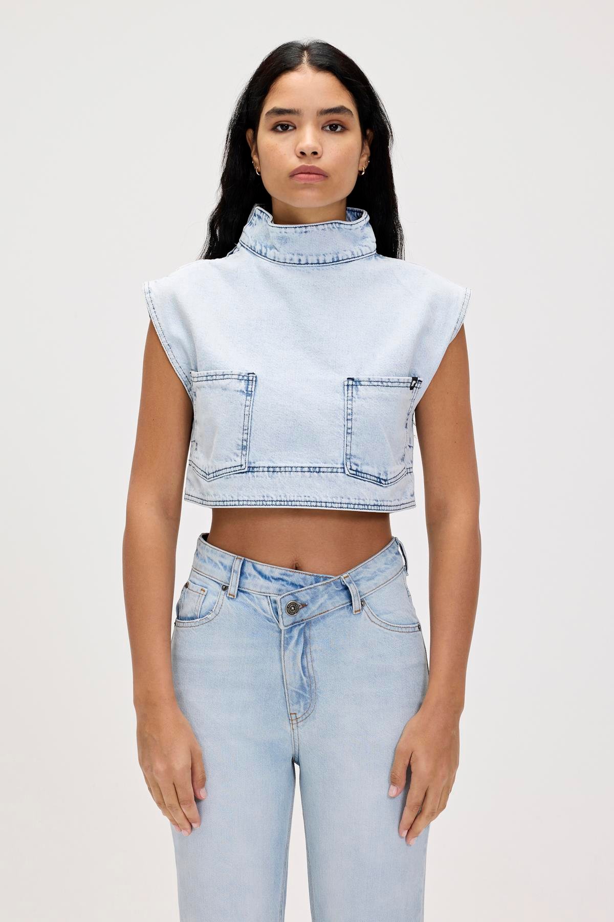VERONICA DENIM TOP