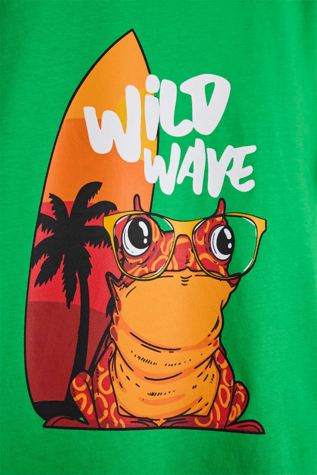 Wave Green Kid's T-Shirt