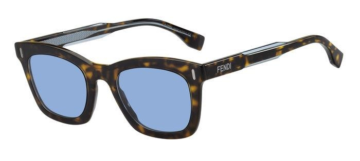 FENDIFENDI M0101 S IPR HAVANA BLUE GFENDI M0101 S IPR HAVANA BLUE Unisex Güneş GözlüğüFENDI M0101 S IPR HAVANA BLUE Unisex Güneş Gözlüğü