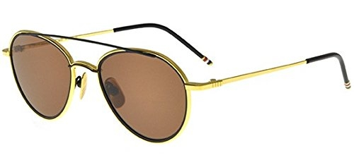 THOM  BROWNETHOM BROWN 109 C-T GLD -NVY GTHOM  BROWNE 109 C-T GLD -NVY Unisex Güneş GözlüğüTHOM  BROWNE 109 C-T GLD -NVY Unisex Güneş Gözlüğü