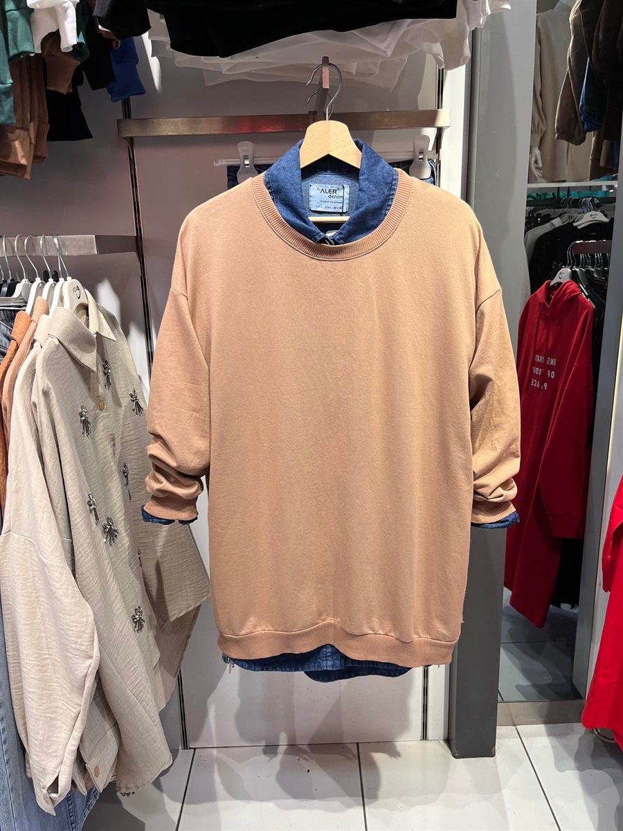 as düz sweat camel 