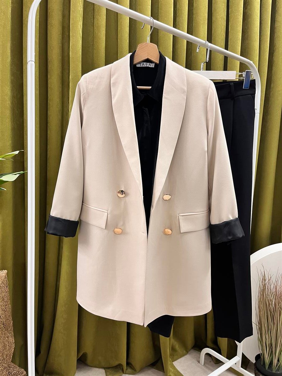 ma blazer ceket bej