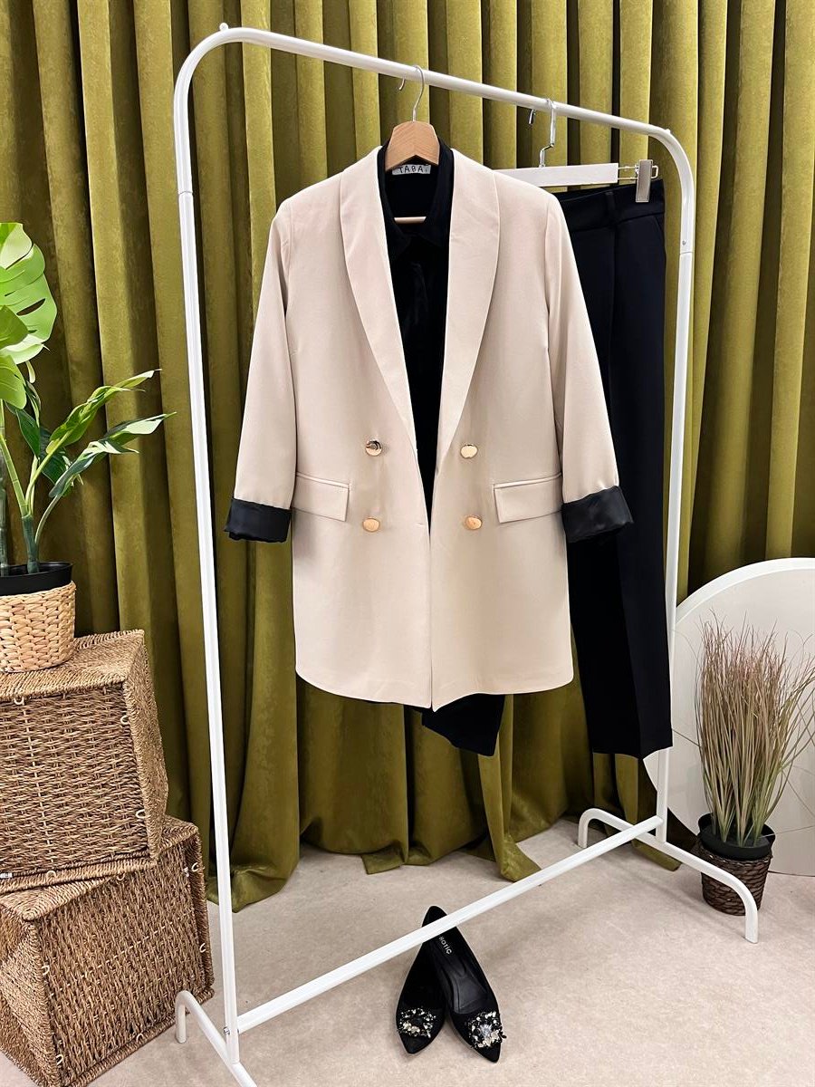 ma blazer ceket bej