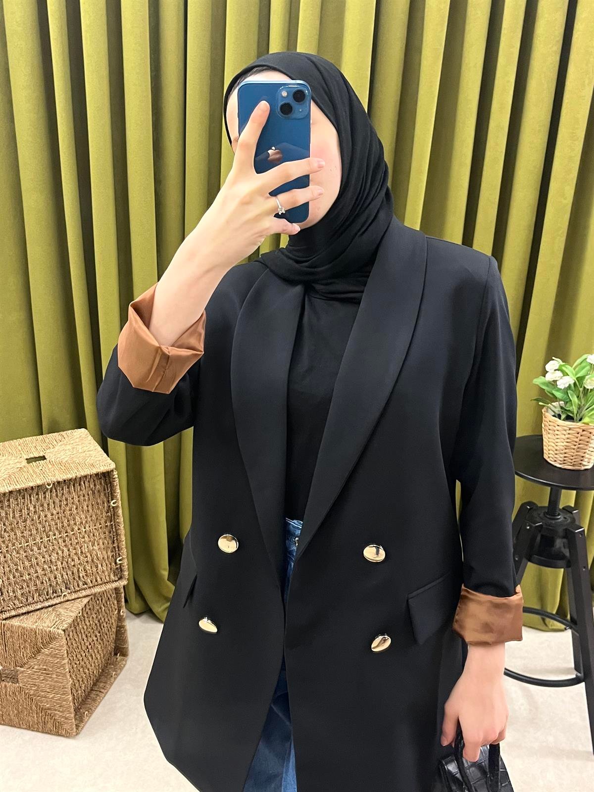 ma blazer ceket siyah