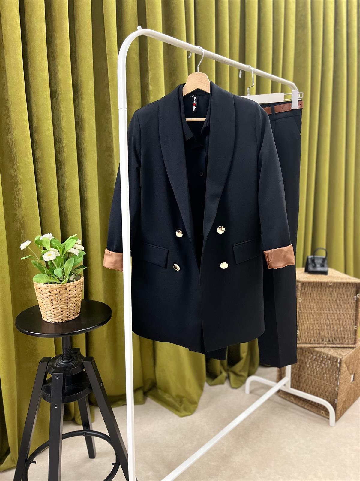 ma blazer ceket siyah