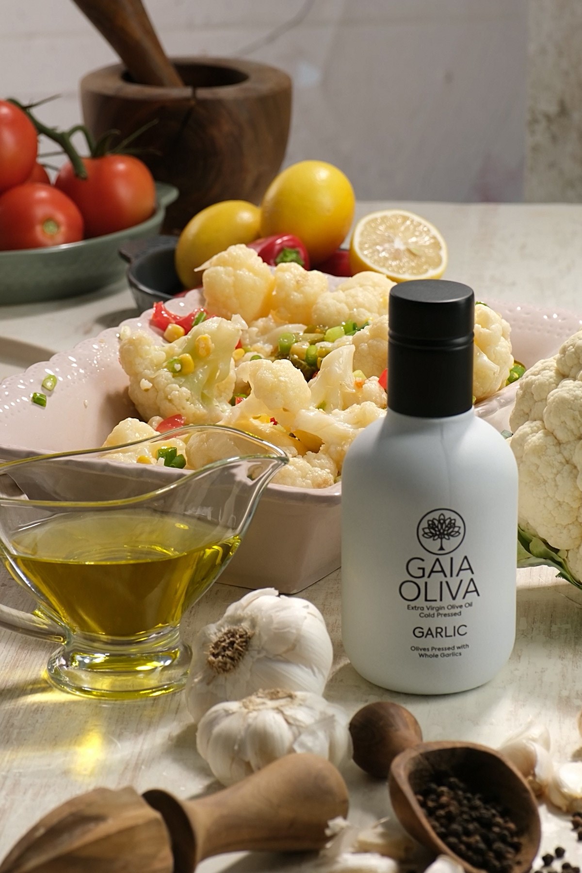 Sarımsak Çeşnili 250 ml Natürel Sızma Zeytinyağı