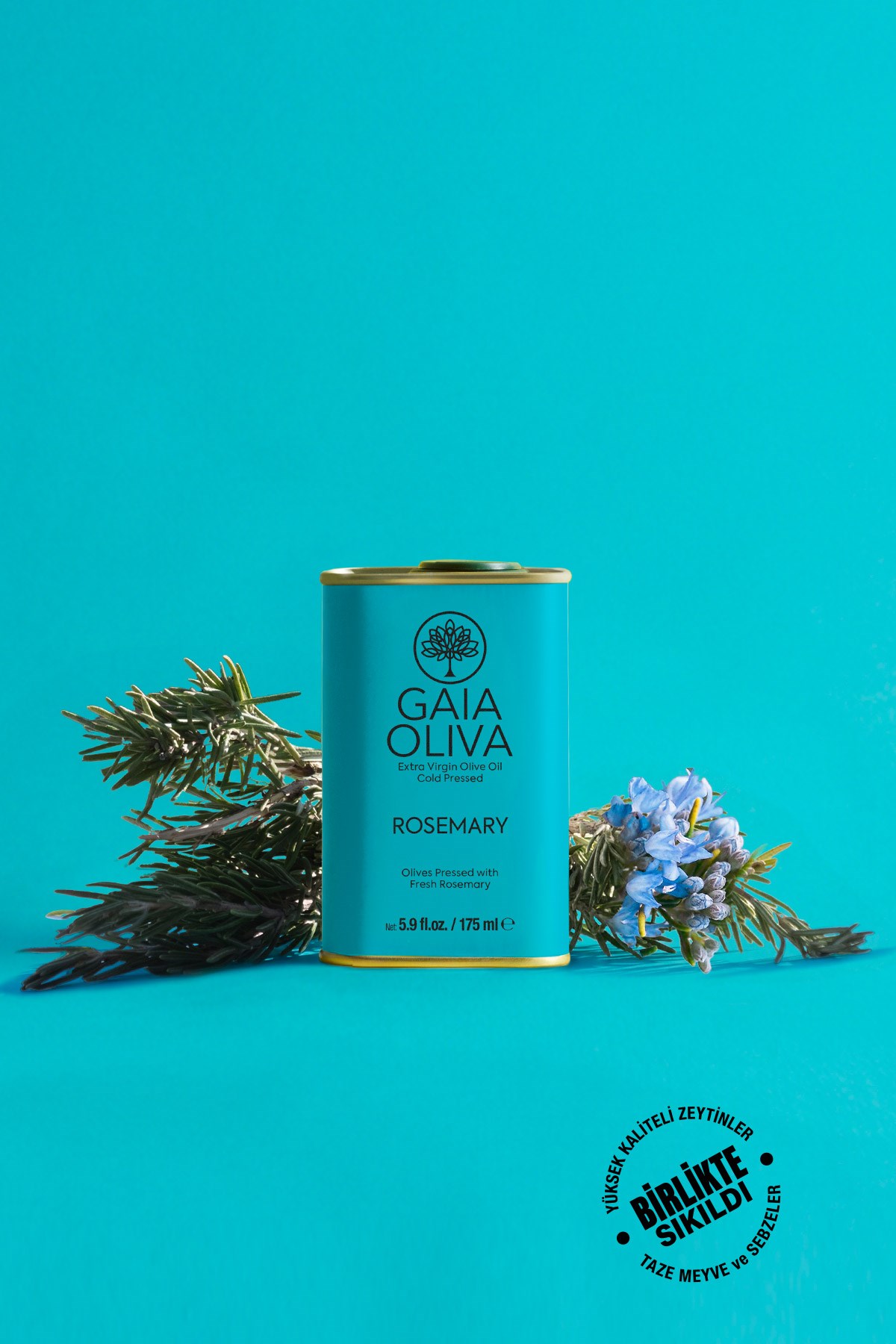 Biberiye Çeşnili 175 ml Natürel Sızma Zeytinyağı