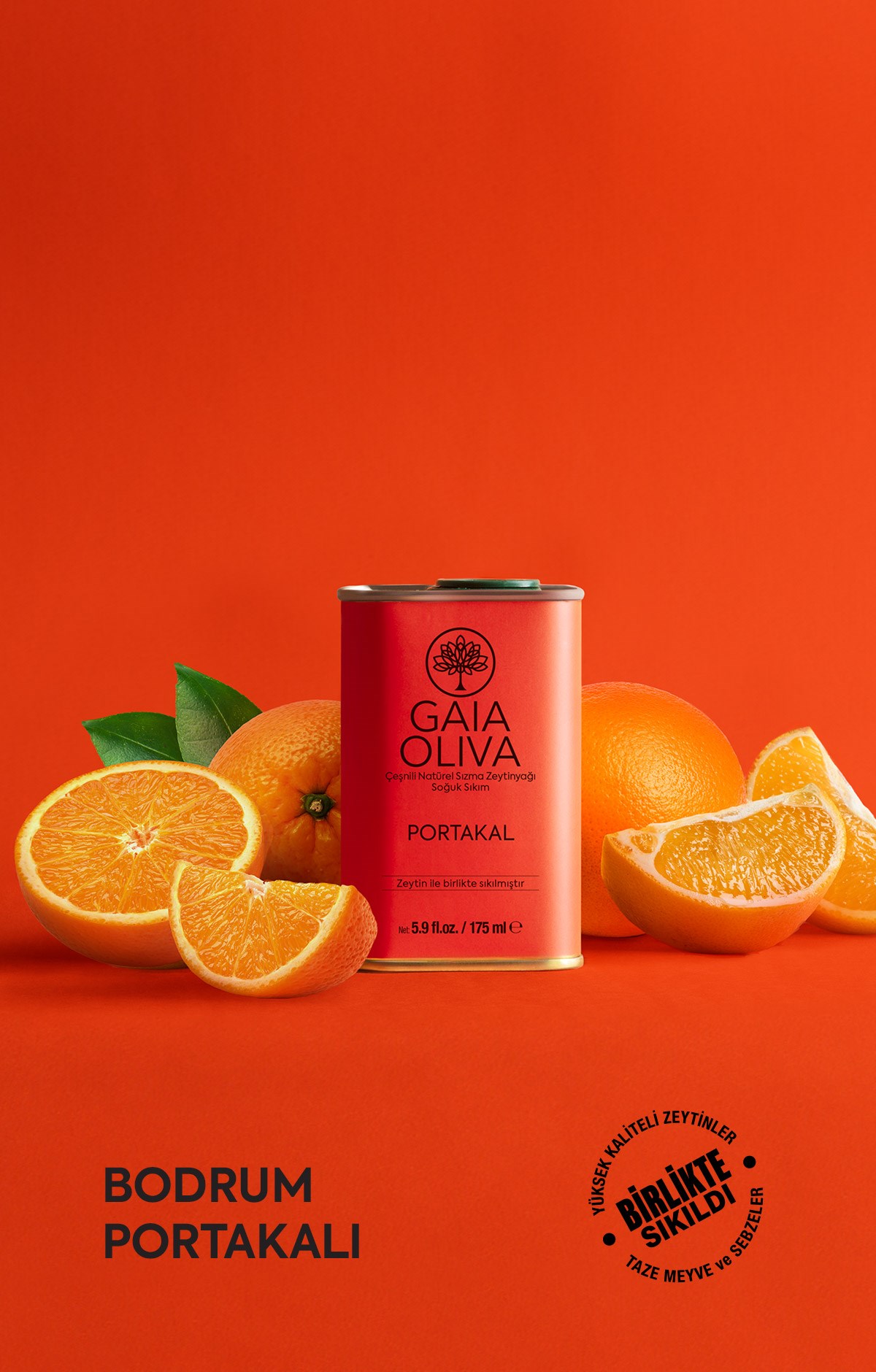 Portakal Çeşnili 175 ml Natürel Sızma Zeytinyağı