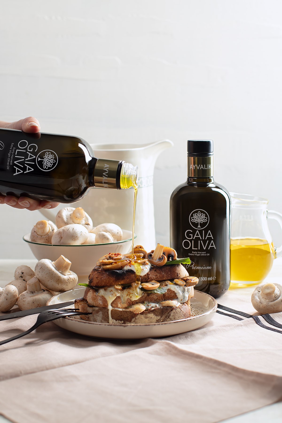 Premium Ayvalık 500 ml Erken Hasat Natürel Sızma Zeytinyağı