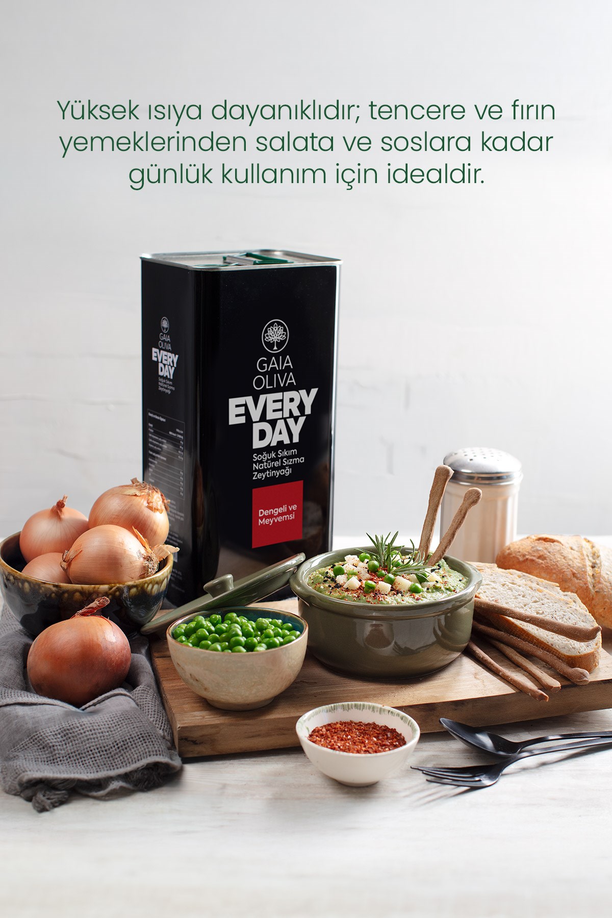 Everyday Yamalak Sarısı 5 lt Natürel Sızma Zeytinyağı