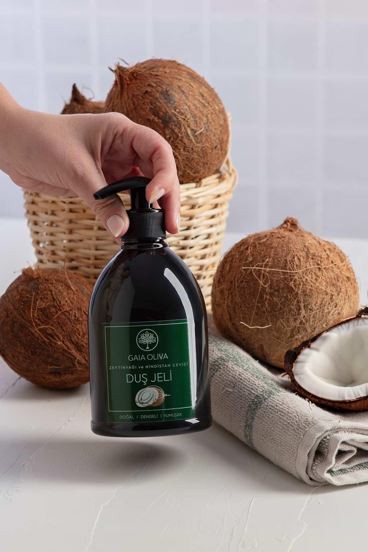 Zeytinyağlı Hindistan Cevizli Duş Jeli  500 ml