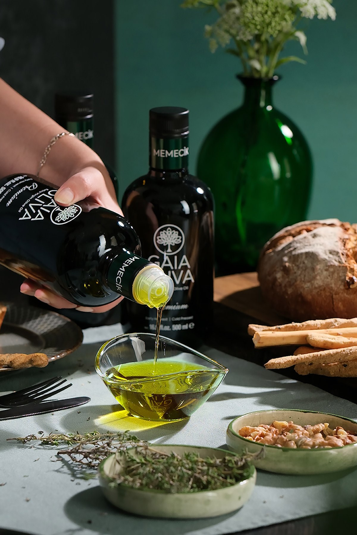 Premium Memecik 500 ml Erken Hasat Natürel Sızma Zeytinyağı (İlk Hasat)